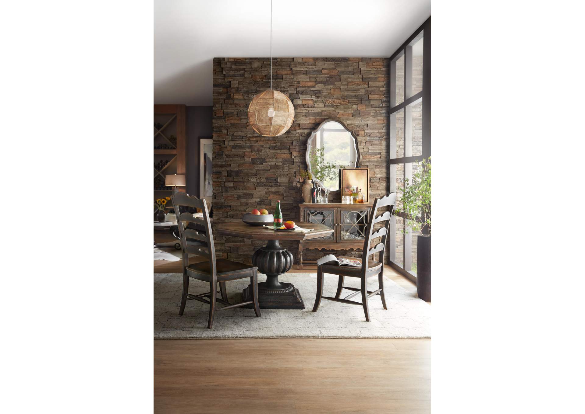 Hill Country Twin Sisters Ladderback Side Chair image 4