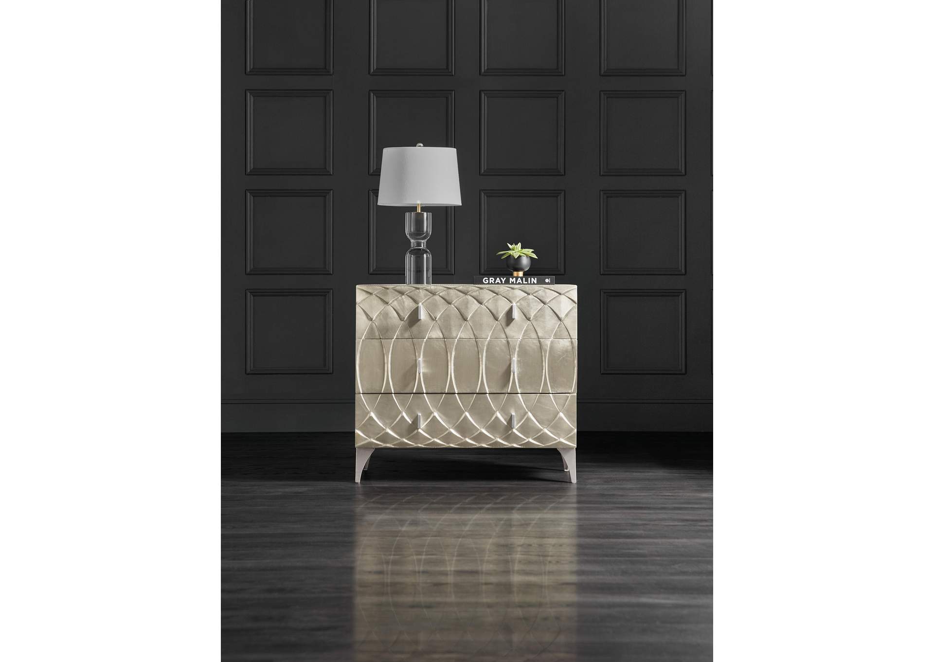 Melange Mathilda Three Drawer Chest image 4