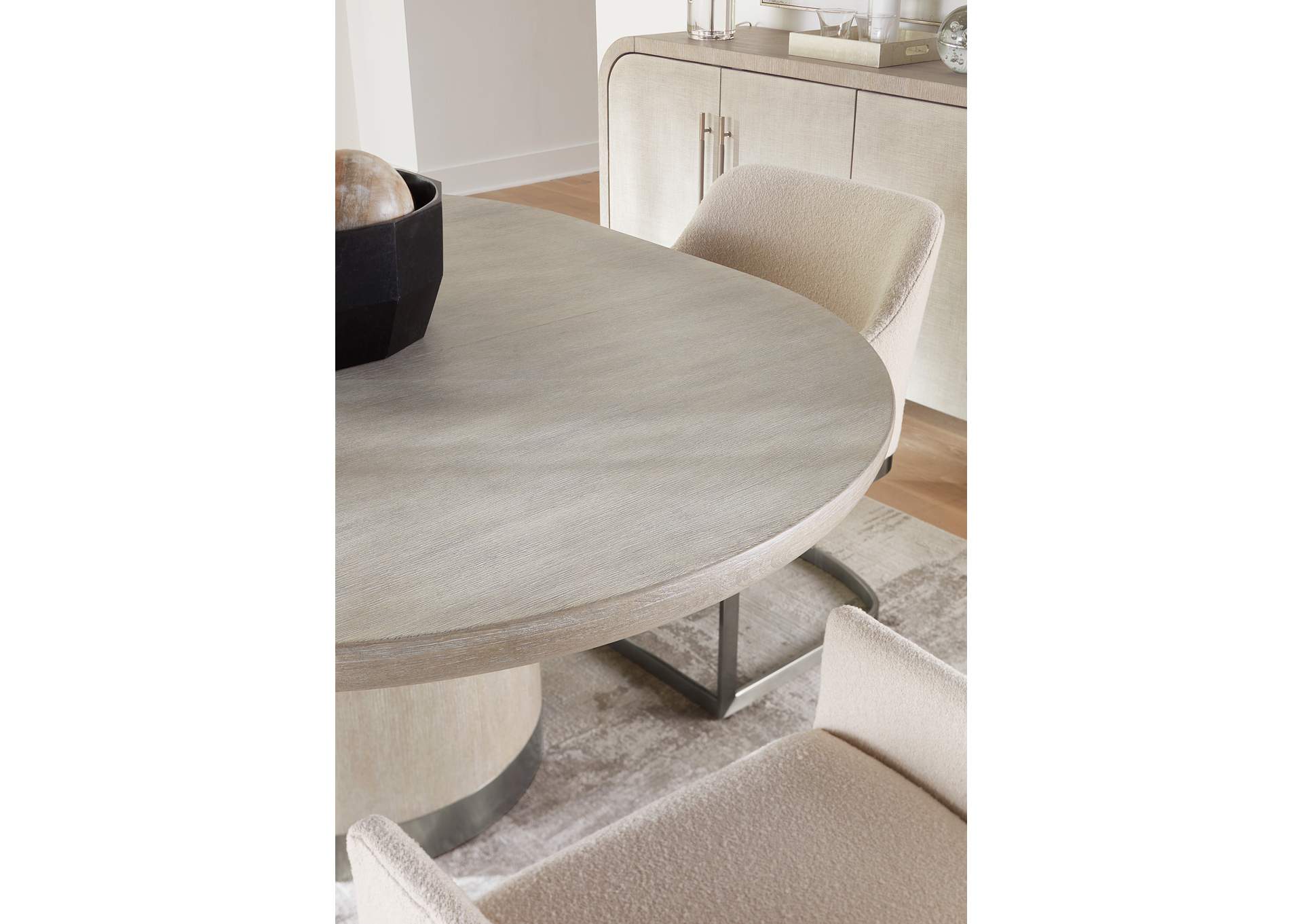 Modern Mood Round Dining Table With 1 - 18In Leaf