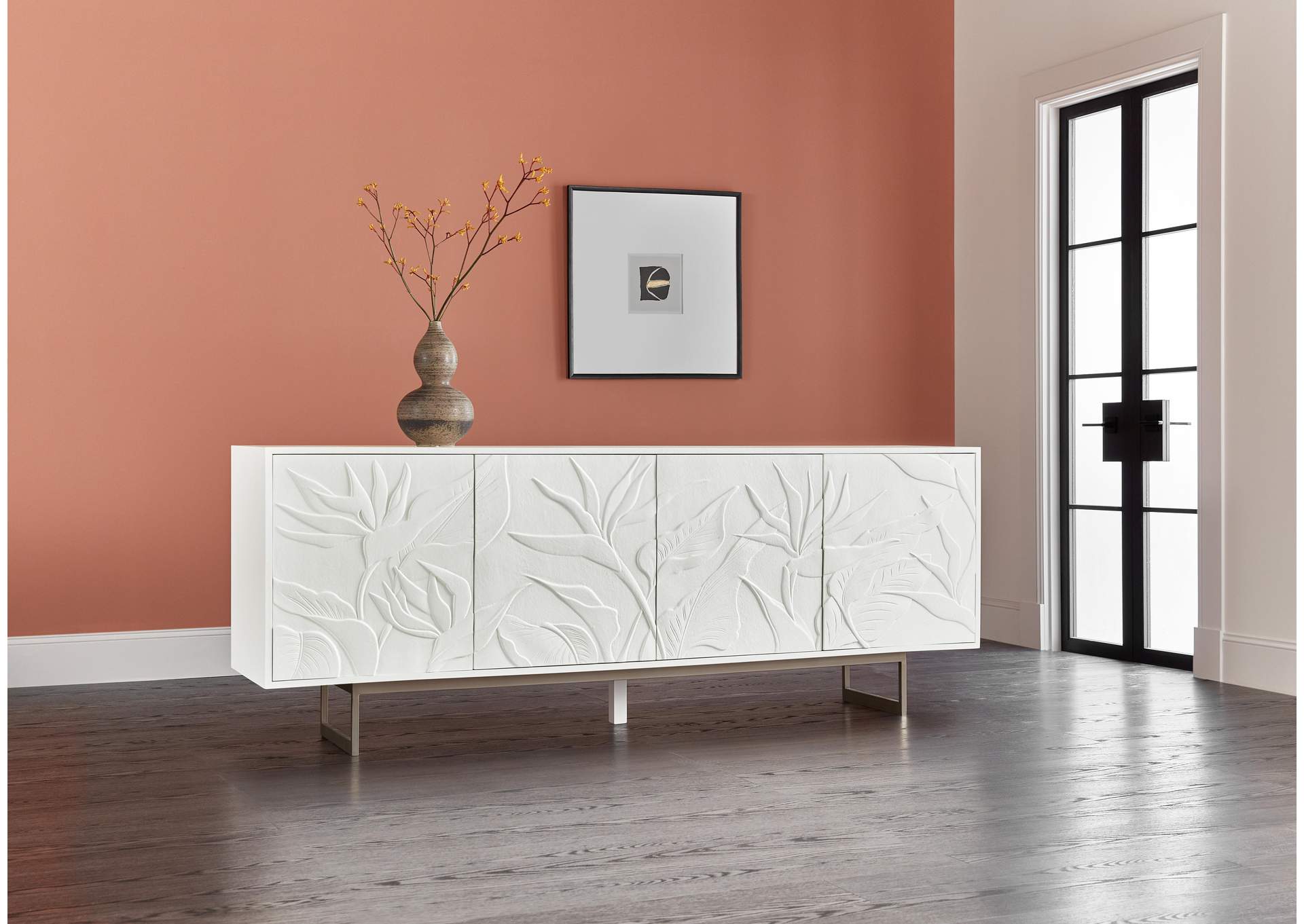Melange Passerine Four Door Credenza image 5