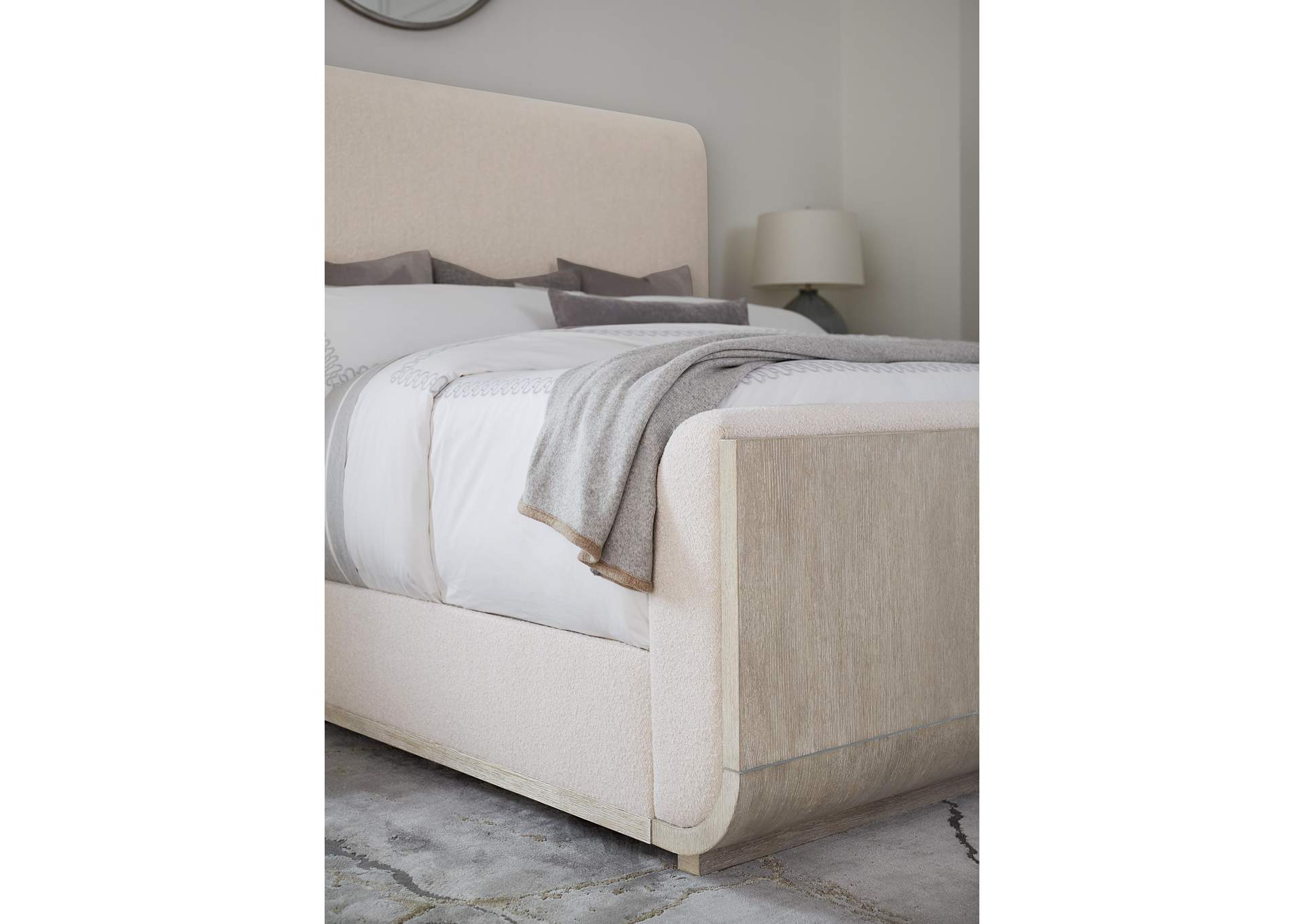 Modern Mood California King Upholstered Panel Bed image 6