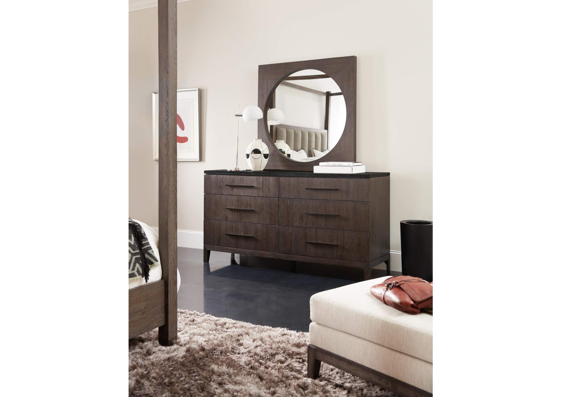 Miramar Aventura Raphael Six - Drawer Stone Top Dresser image 5