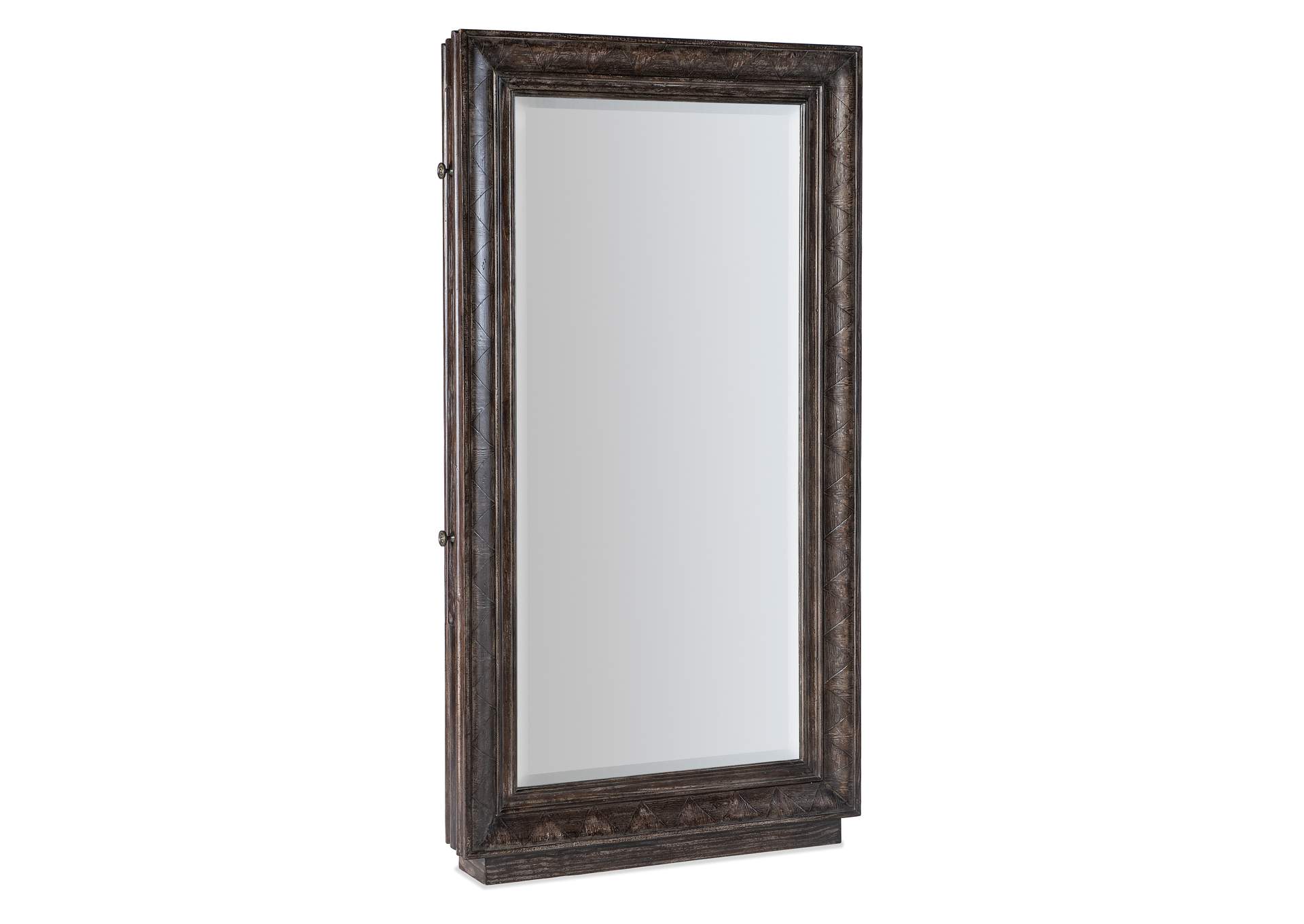 Traditions Floor Mirror Withhidden Jewelry Storage