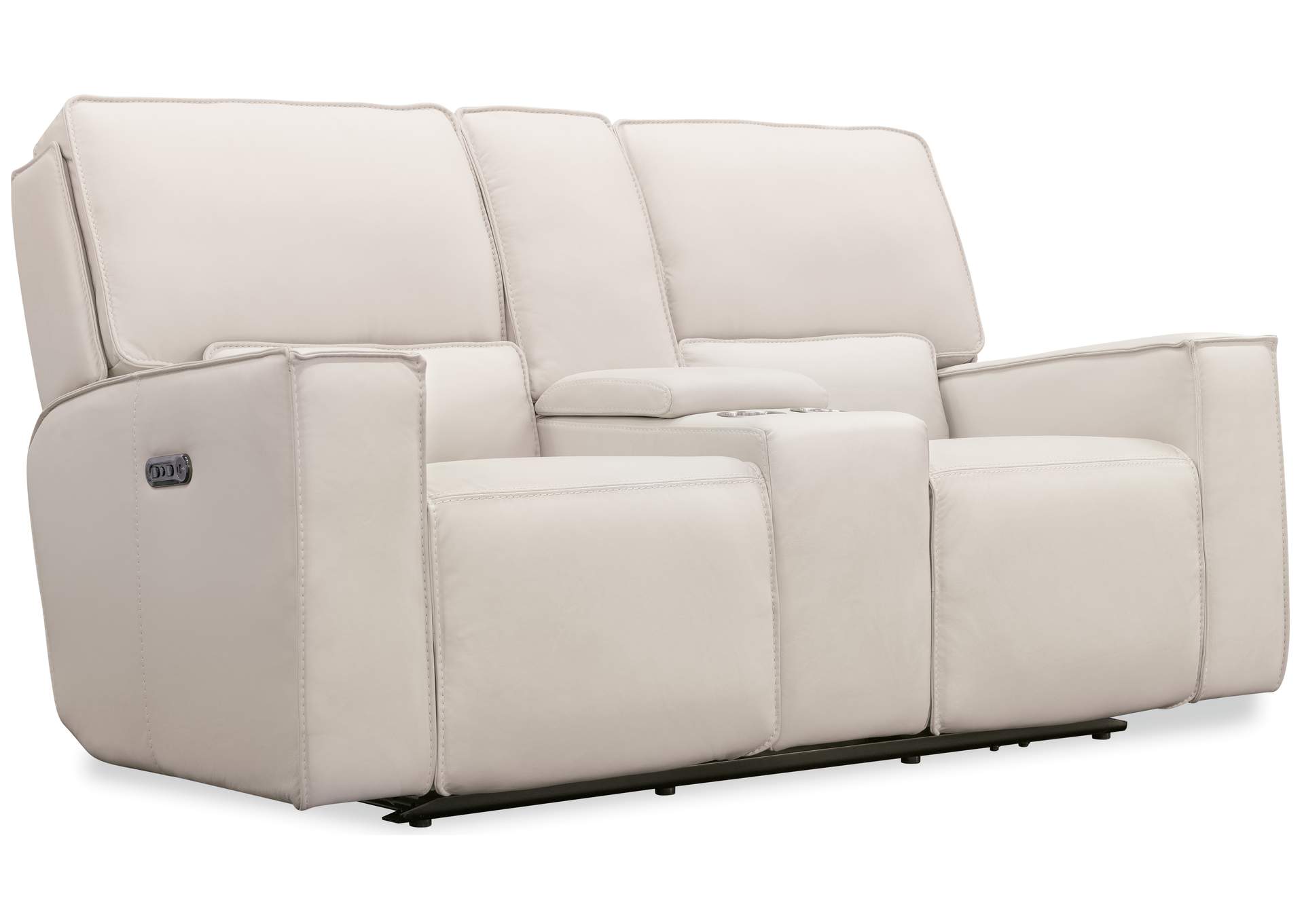 Miles Zero Gravity Console Loveseat With Power Recline & Power Headrest image 1