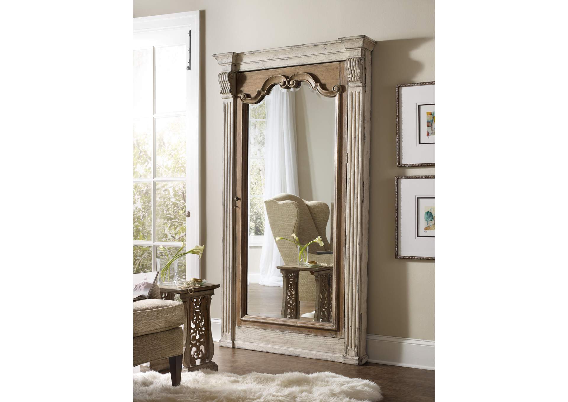 Chatelet Floor Mirror W - Jewelry Armoire Storage image 4