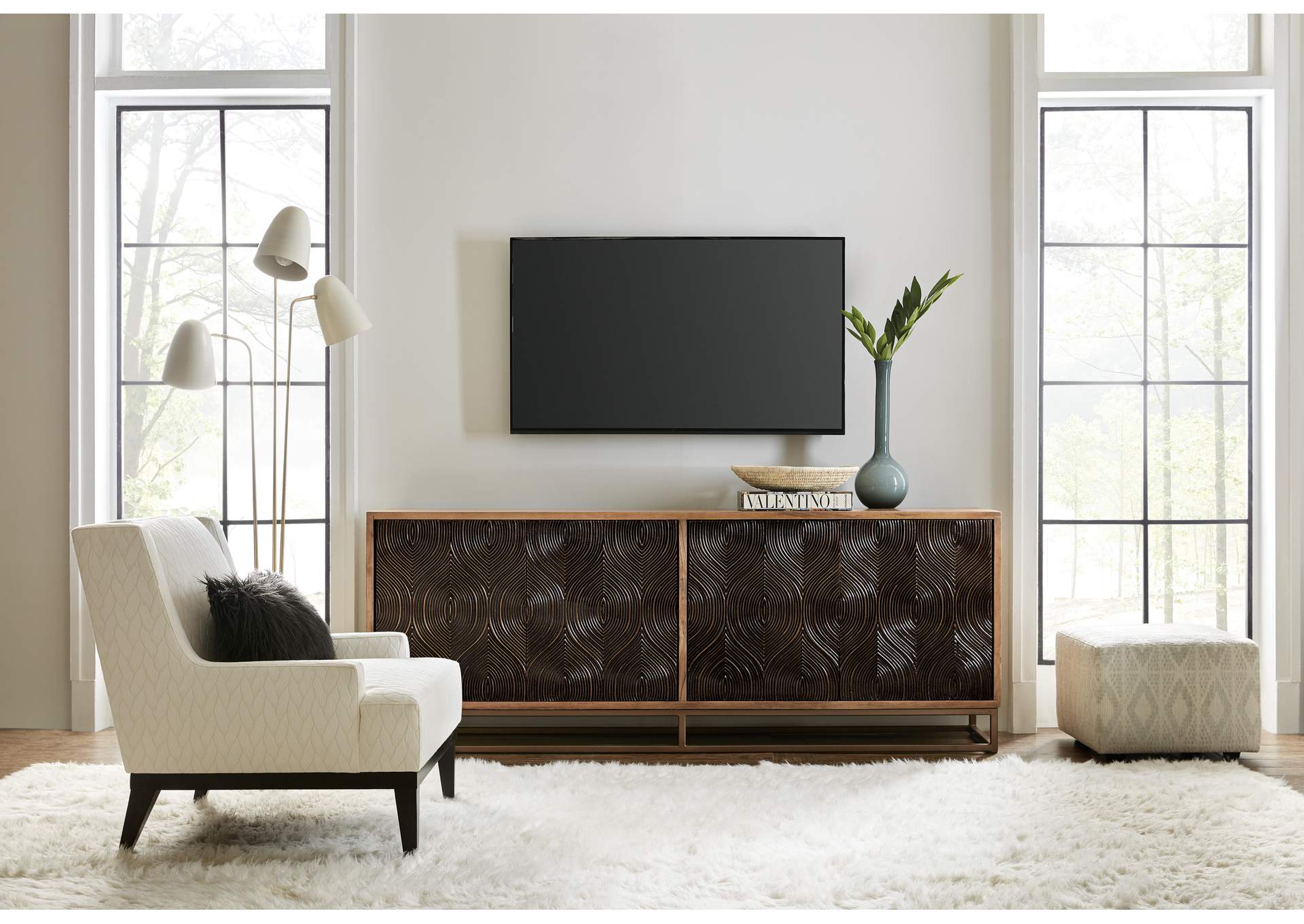 Swirl Door Entertainment Console image 4