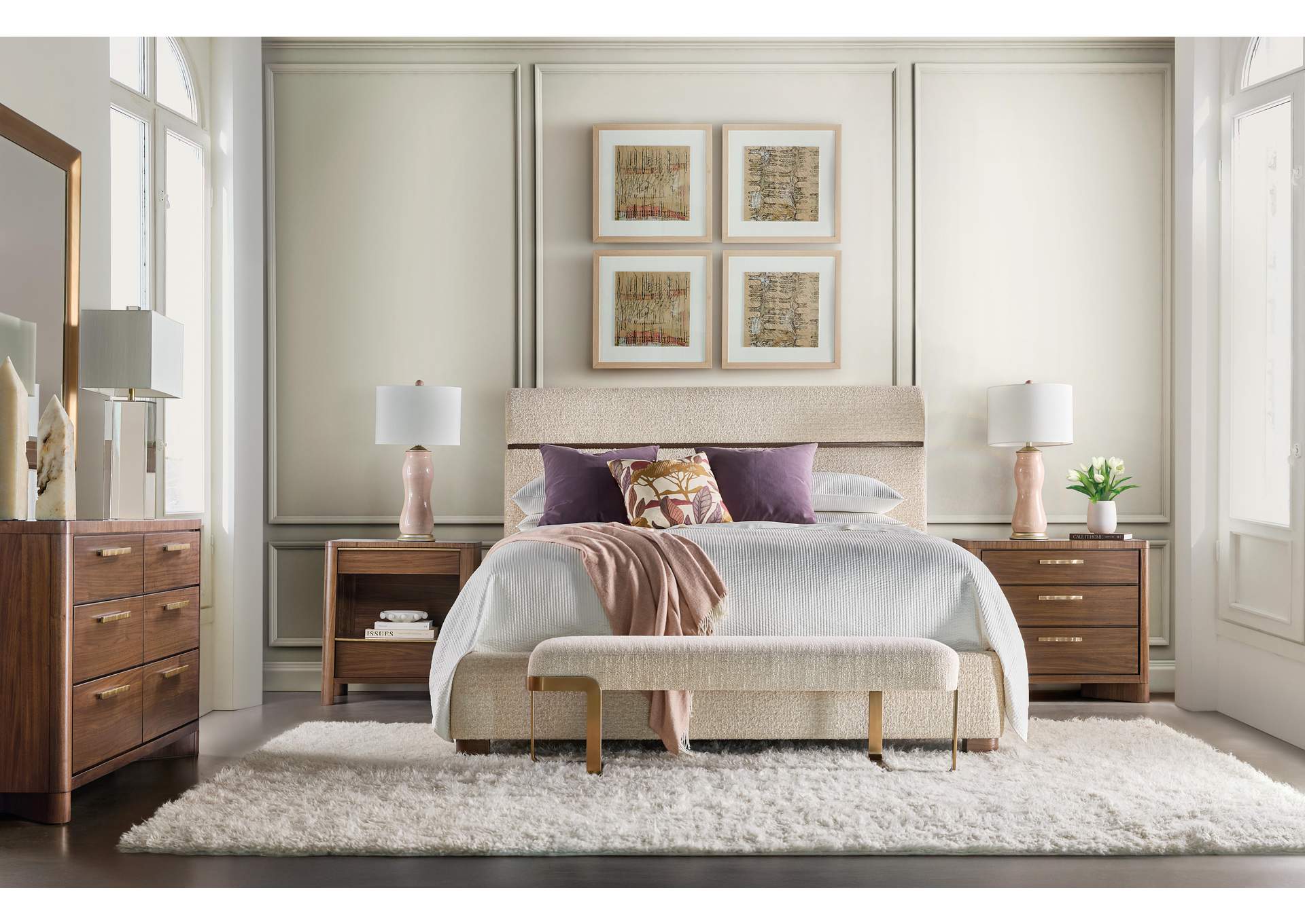 Eleana Two Drawer Nightstand image 5