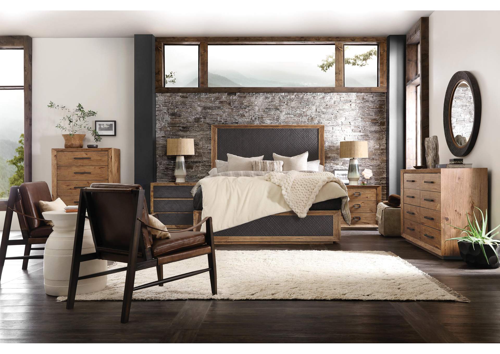 Big Sky Three Drawer Nightstand image 6