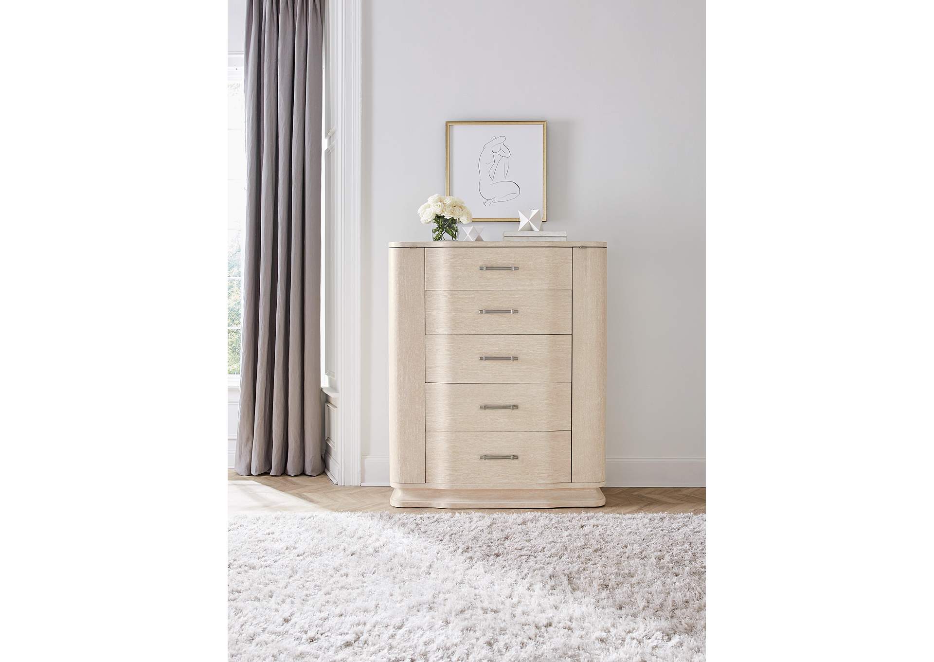 Nouveau Chic Five Drawer Chest image 6