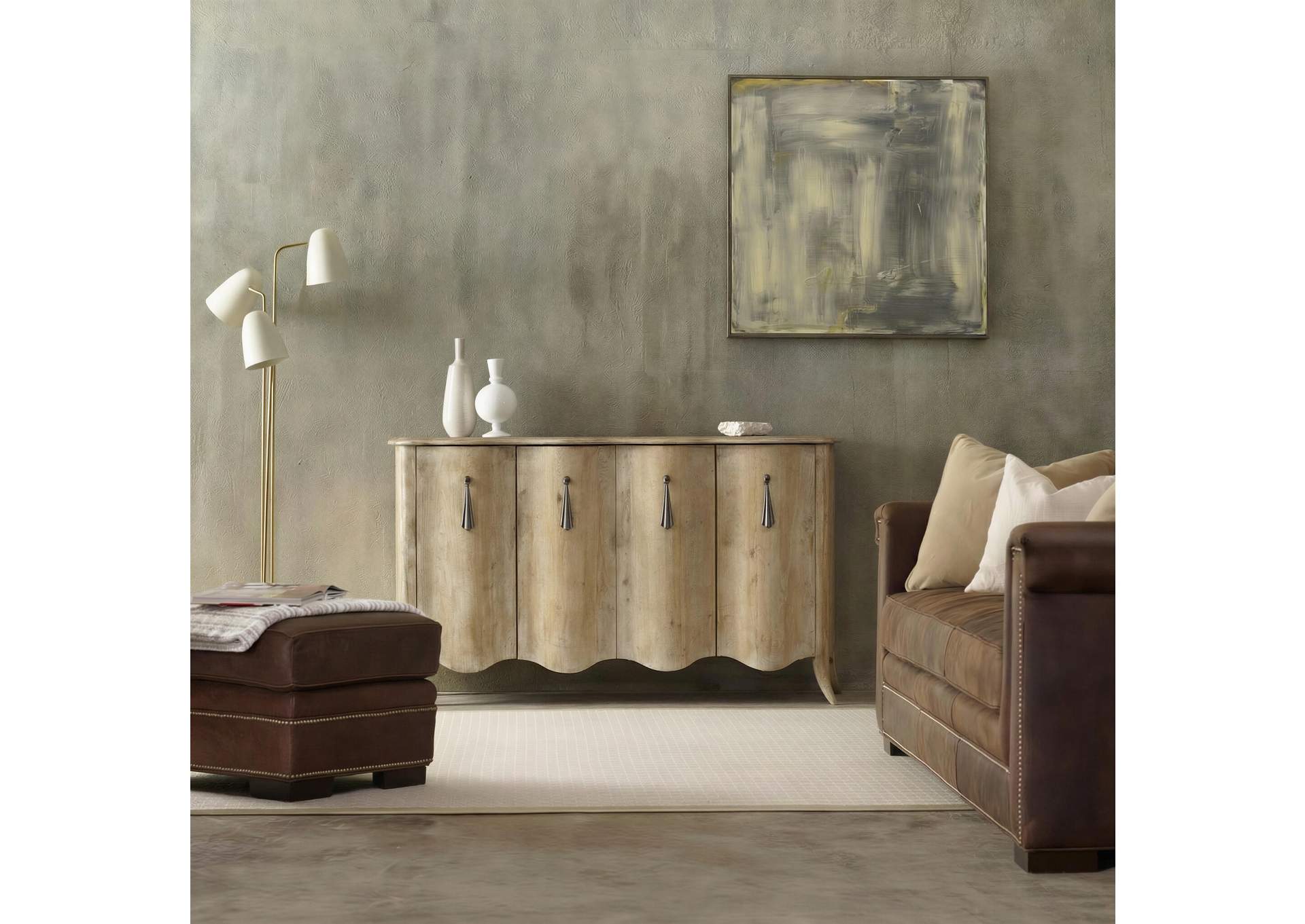 Melange Draped Credenza image 4