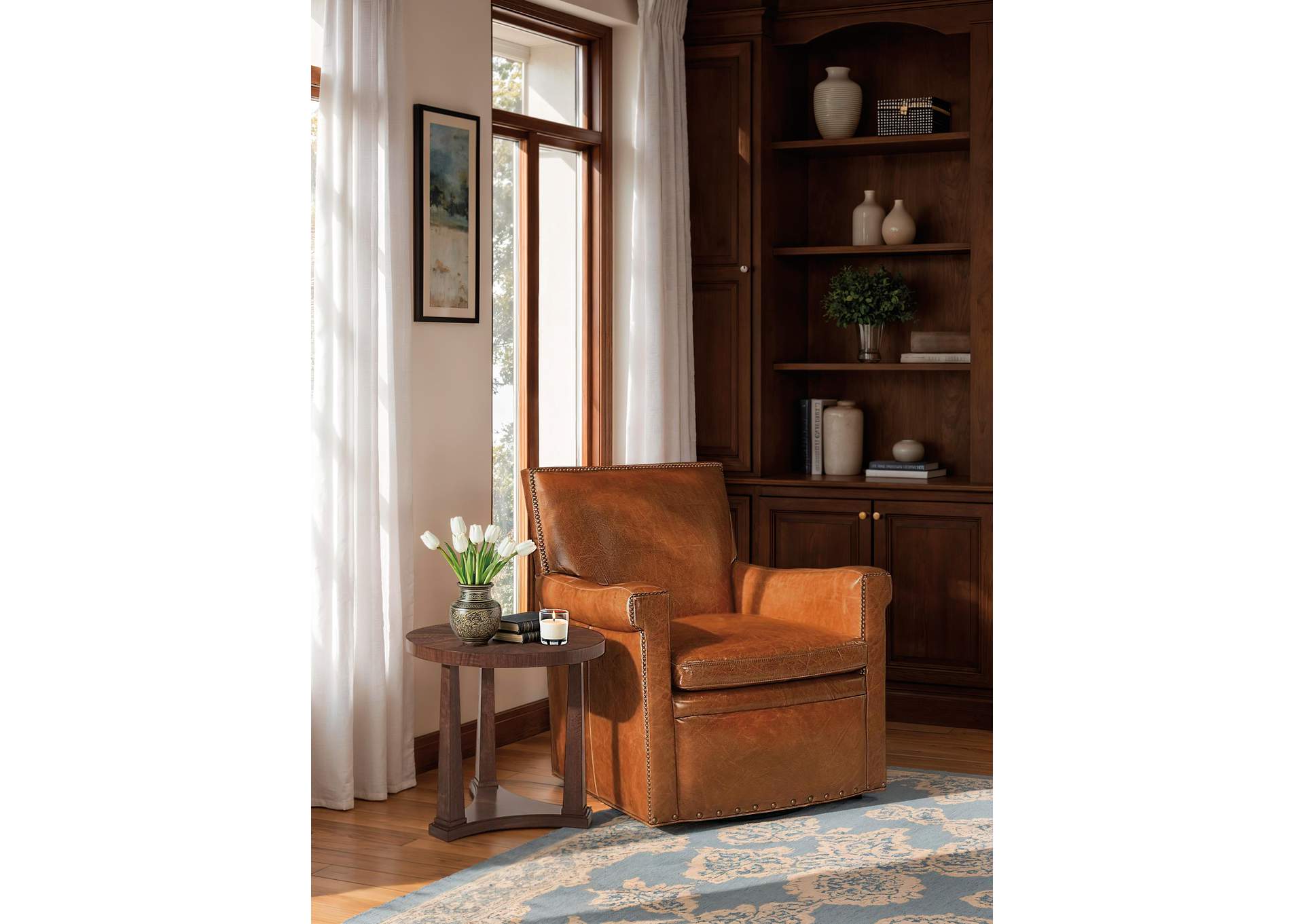 Archives Round End Table image 10