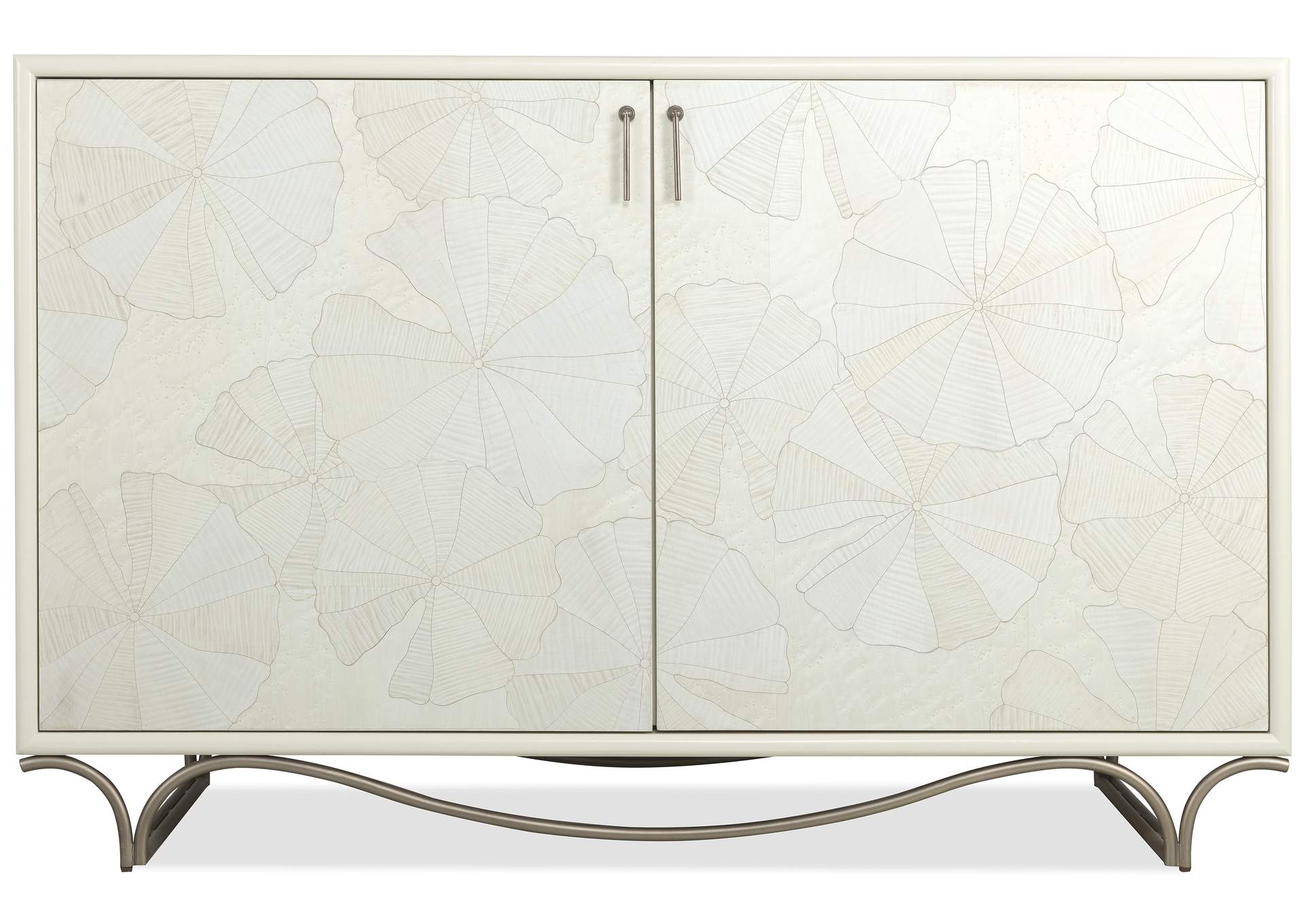 Melange White Lotus Hall Chest image 4