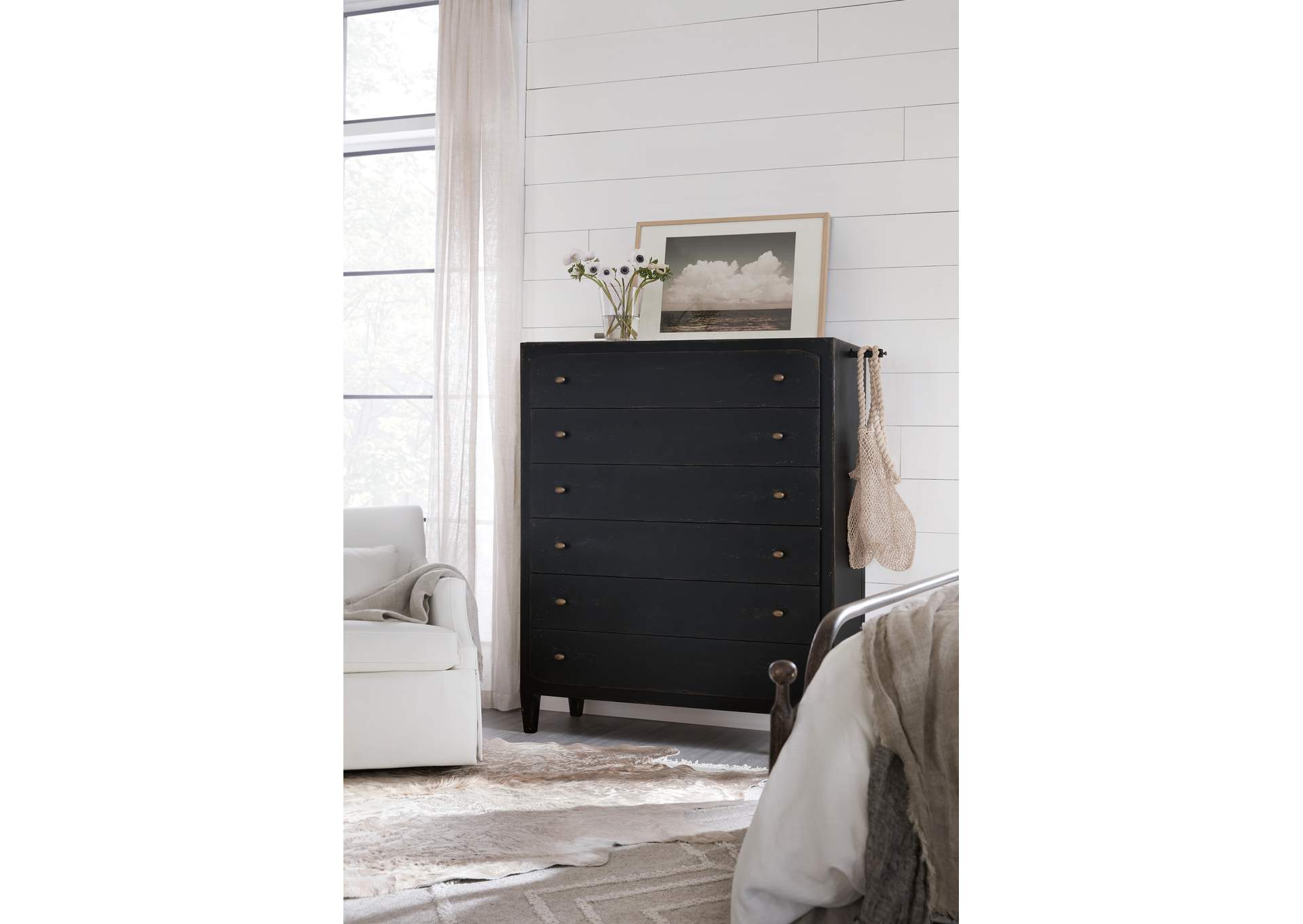 Ciao Bella Six - Drawer Chest - Black image 5
