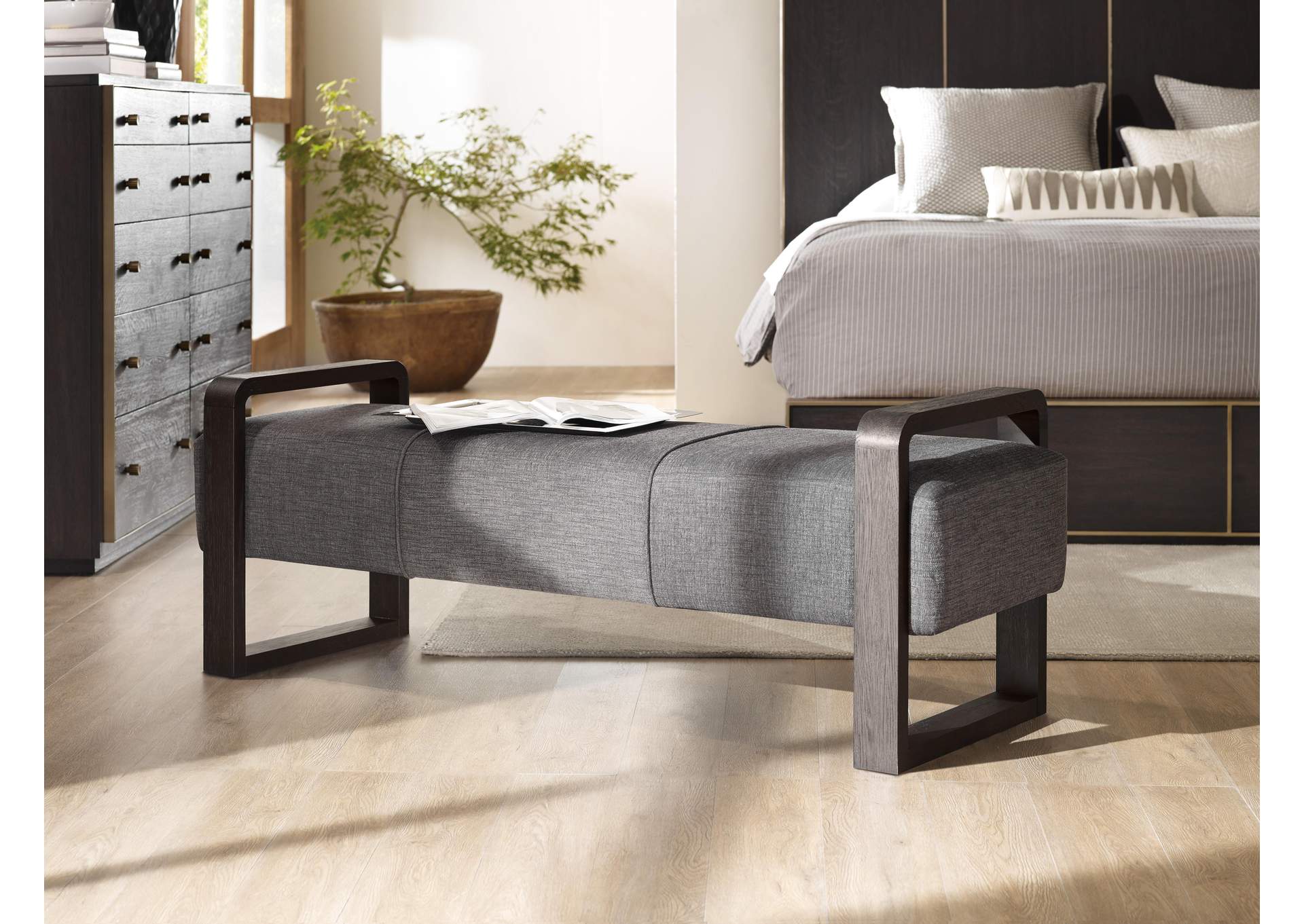 Curata Upholstered Bench image 4