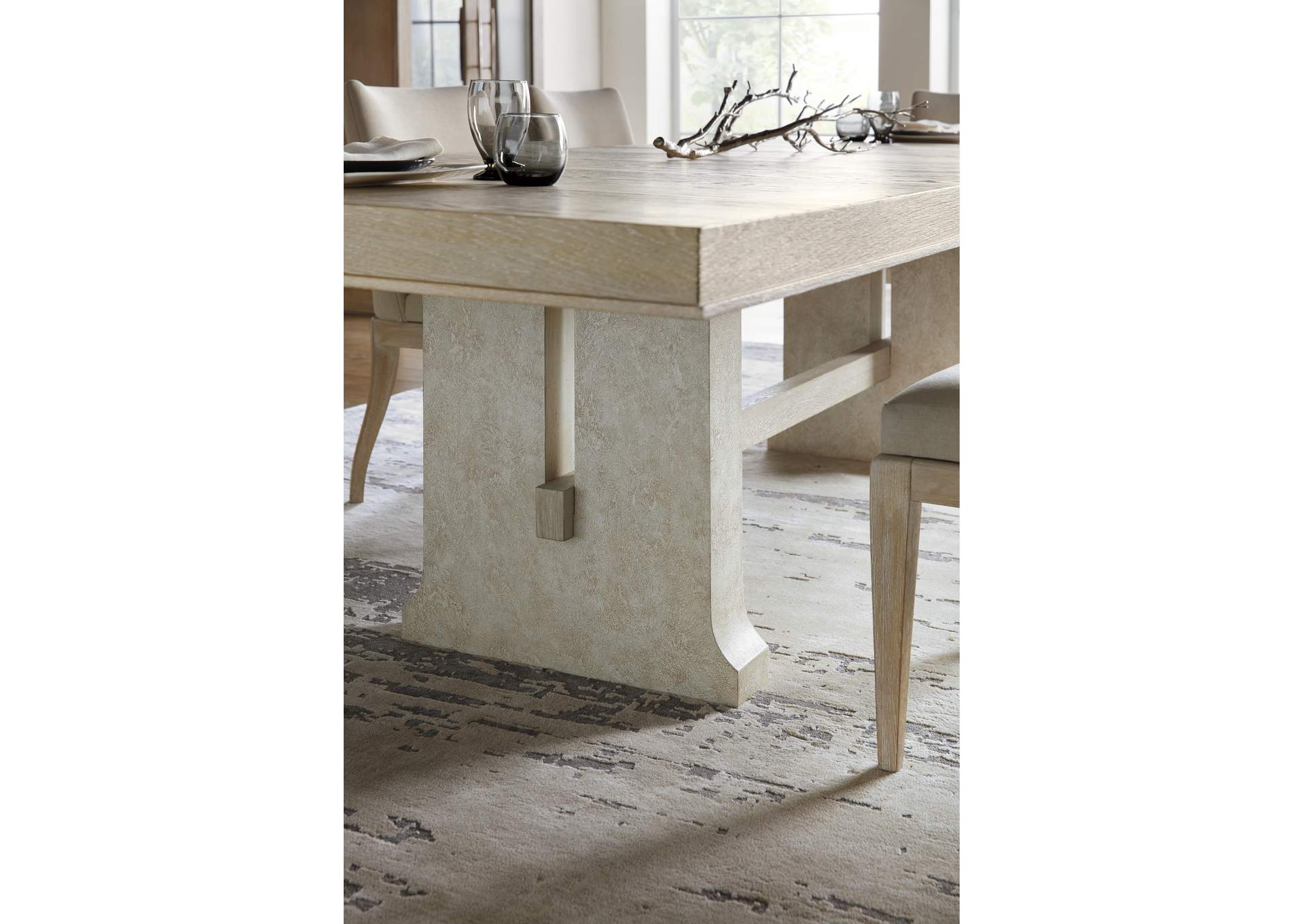Cascade Rectangle Dining Table W - 1 - 22In Leaf