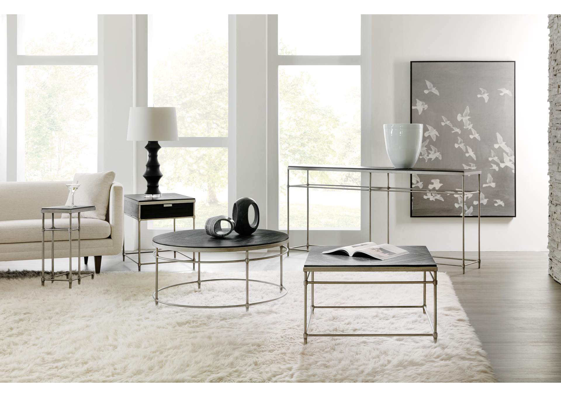 St. Armand Rectangular End Table image 5
