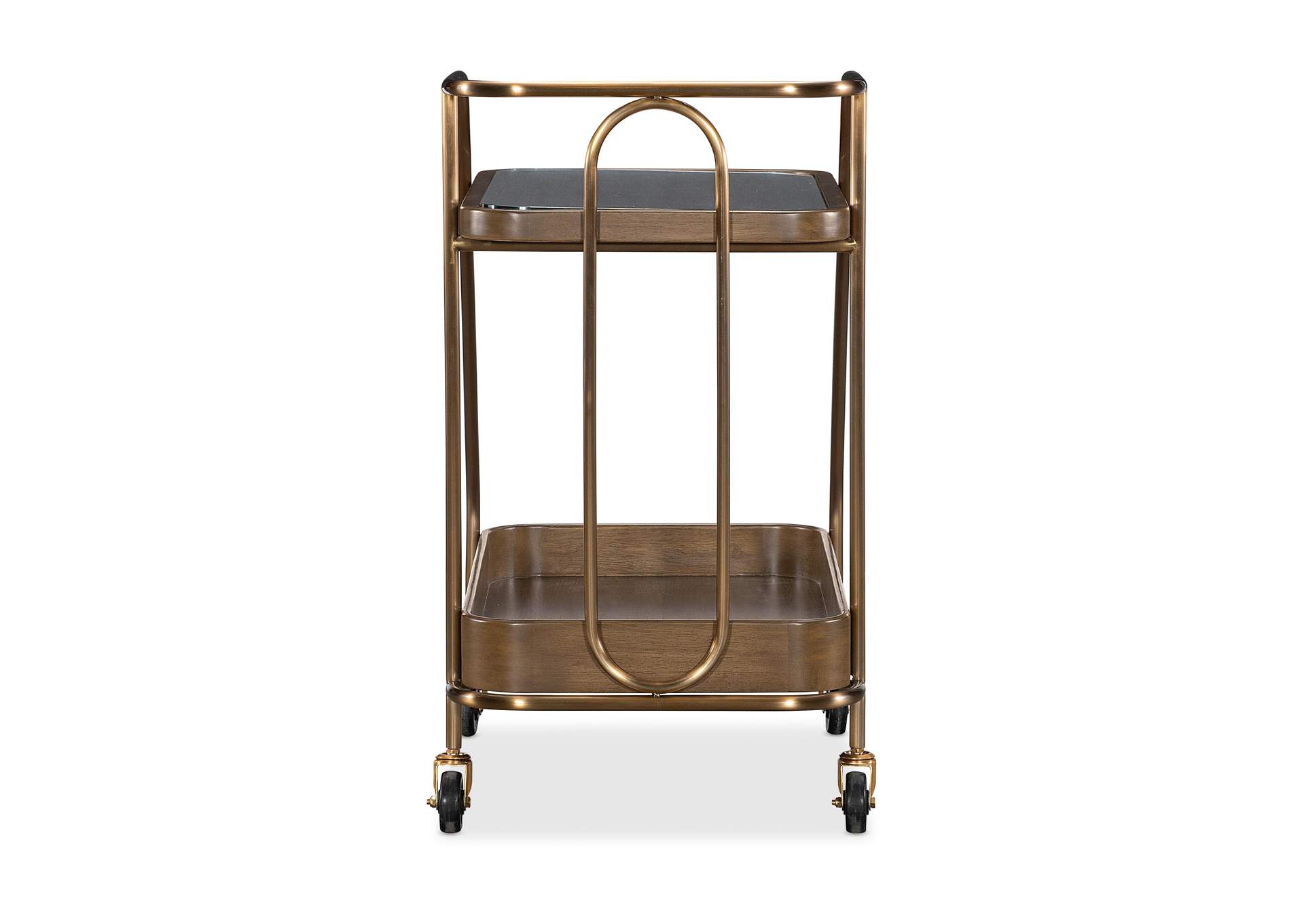 Commerce and Market Walnut Wine and Bar Cart image 4