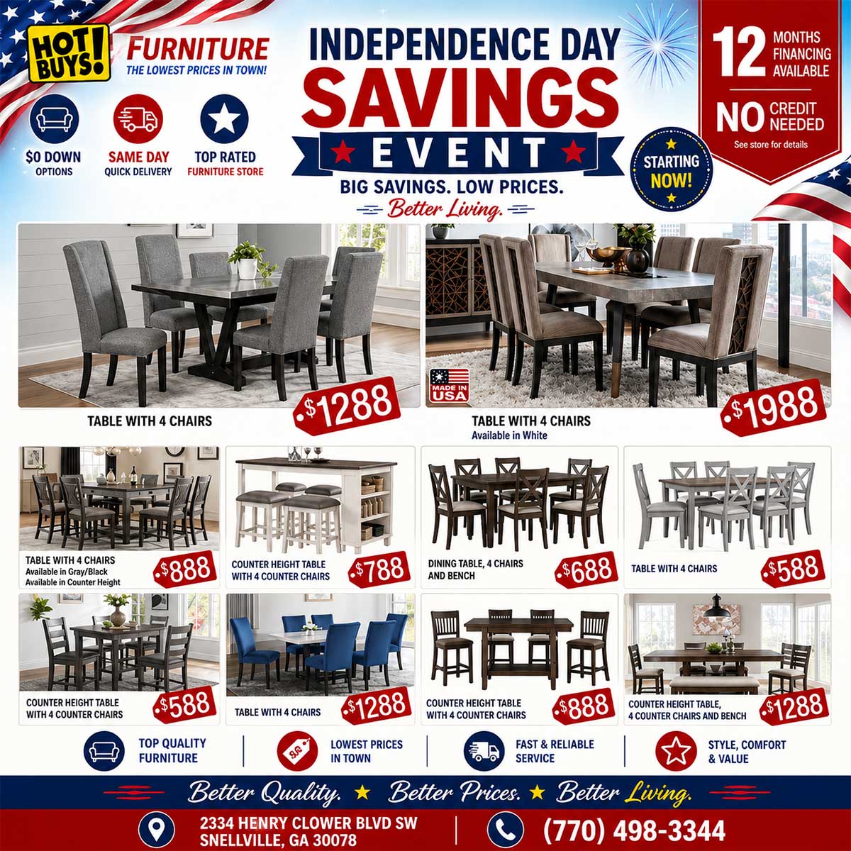 Independence Day Savings Event Page 1