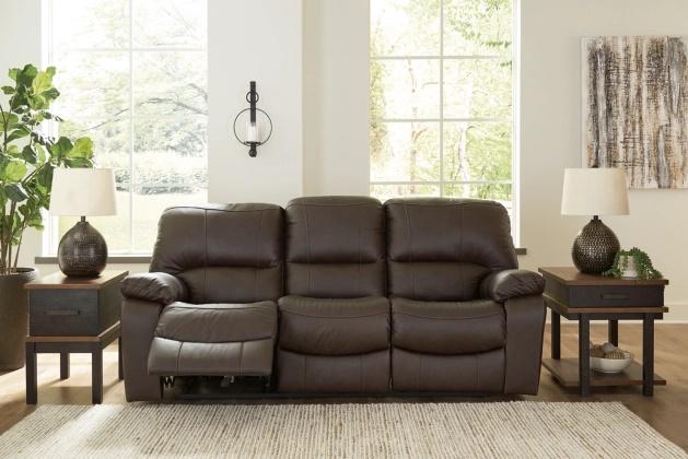 Lasso Power Motion Sofa Dark Brown image 1