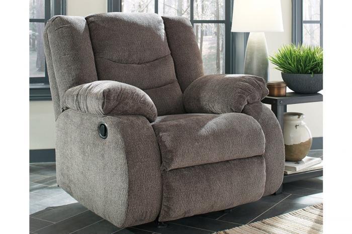 Stuart Rocker Recliner Gray image 1