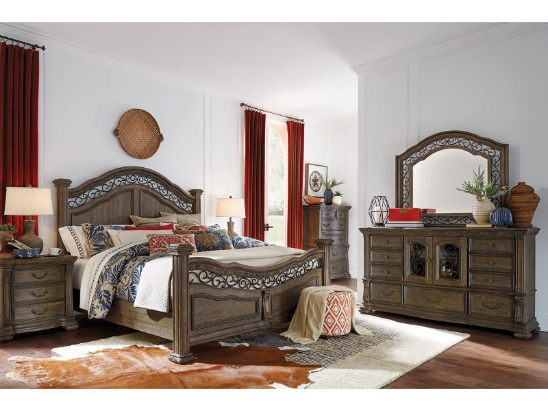 Marlow King Bed Brown image 1