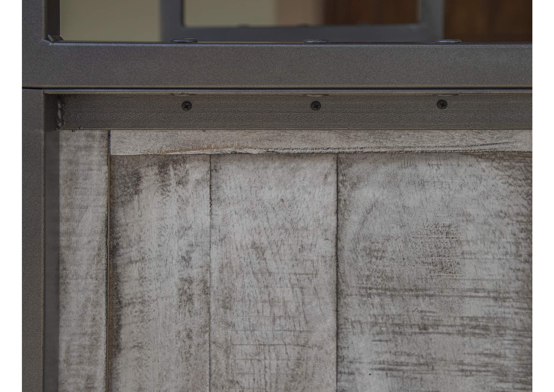Mita Bookcase - Honey Brown &  Light Gray