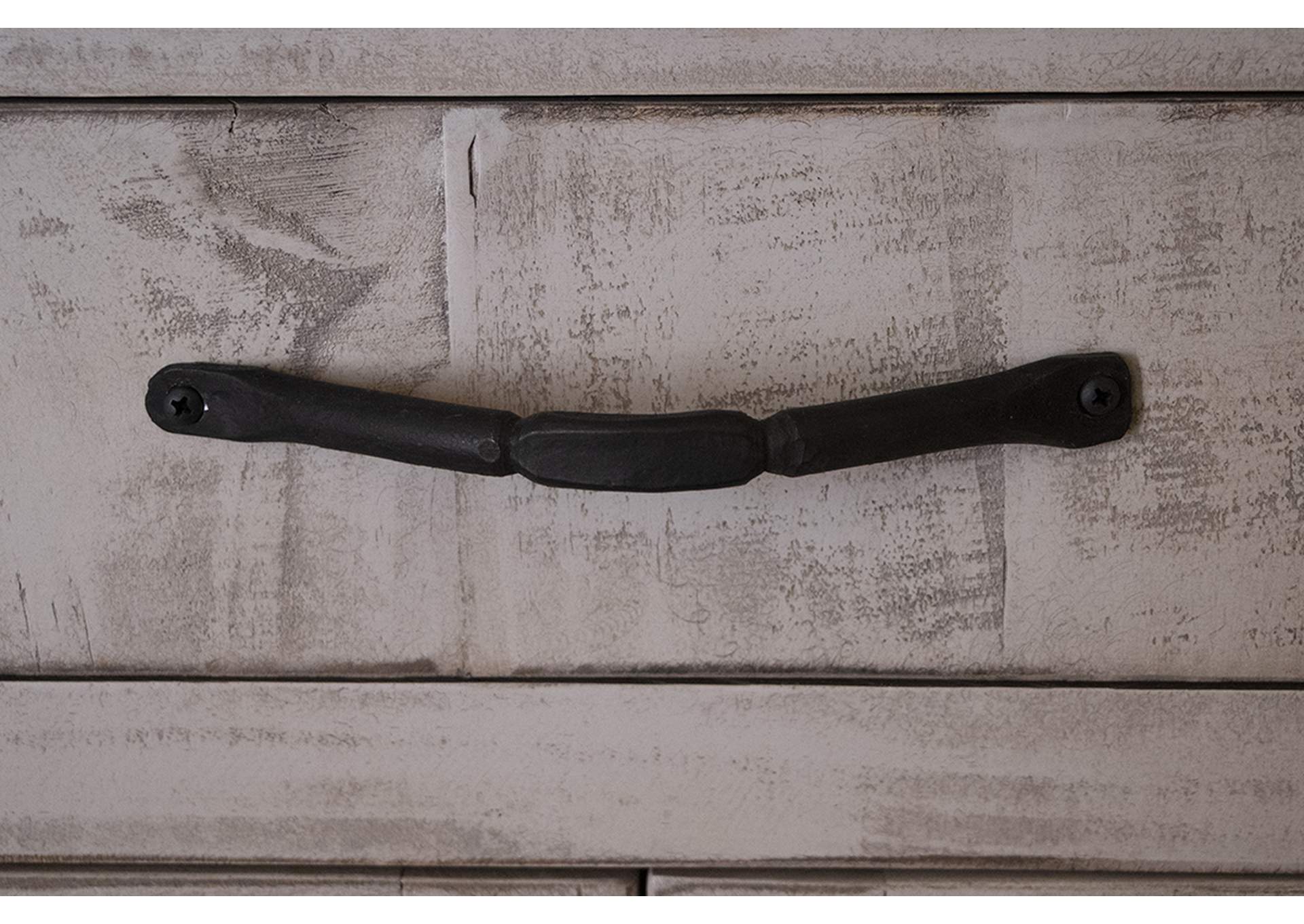 Pueblo Gray Chest - Light Gray & Brown