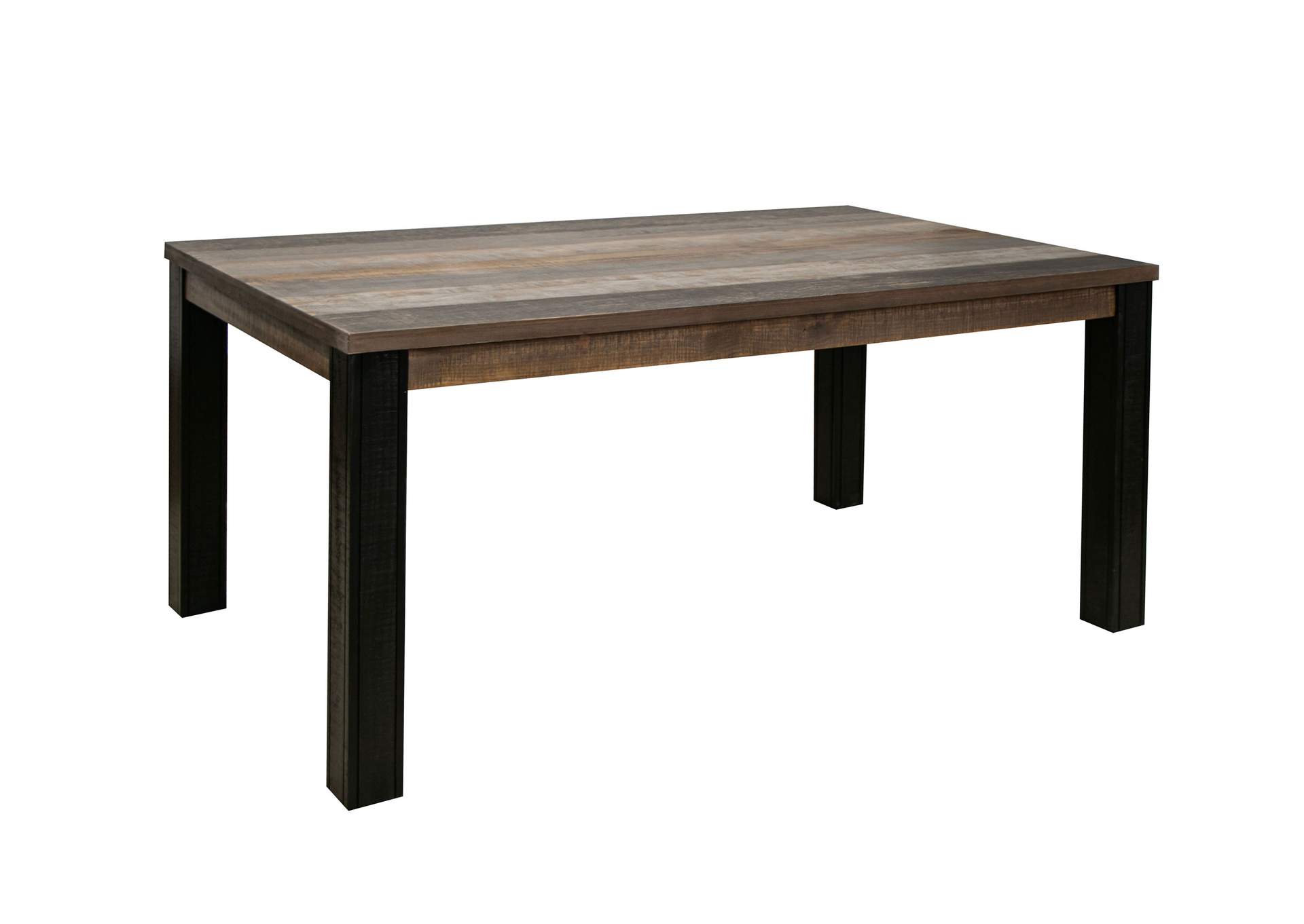 Loft Brown Table - Two Tone Gray & Brown