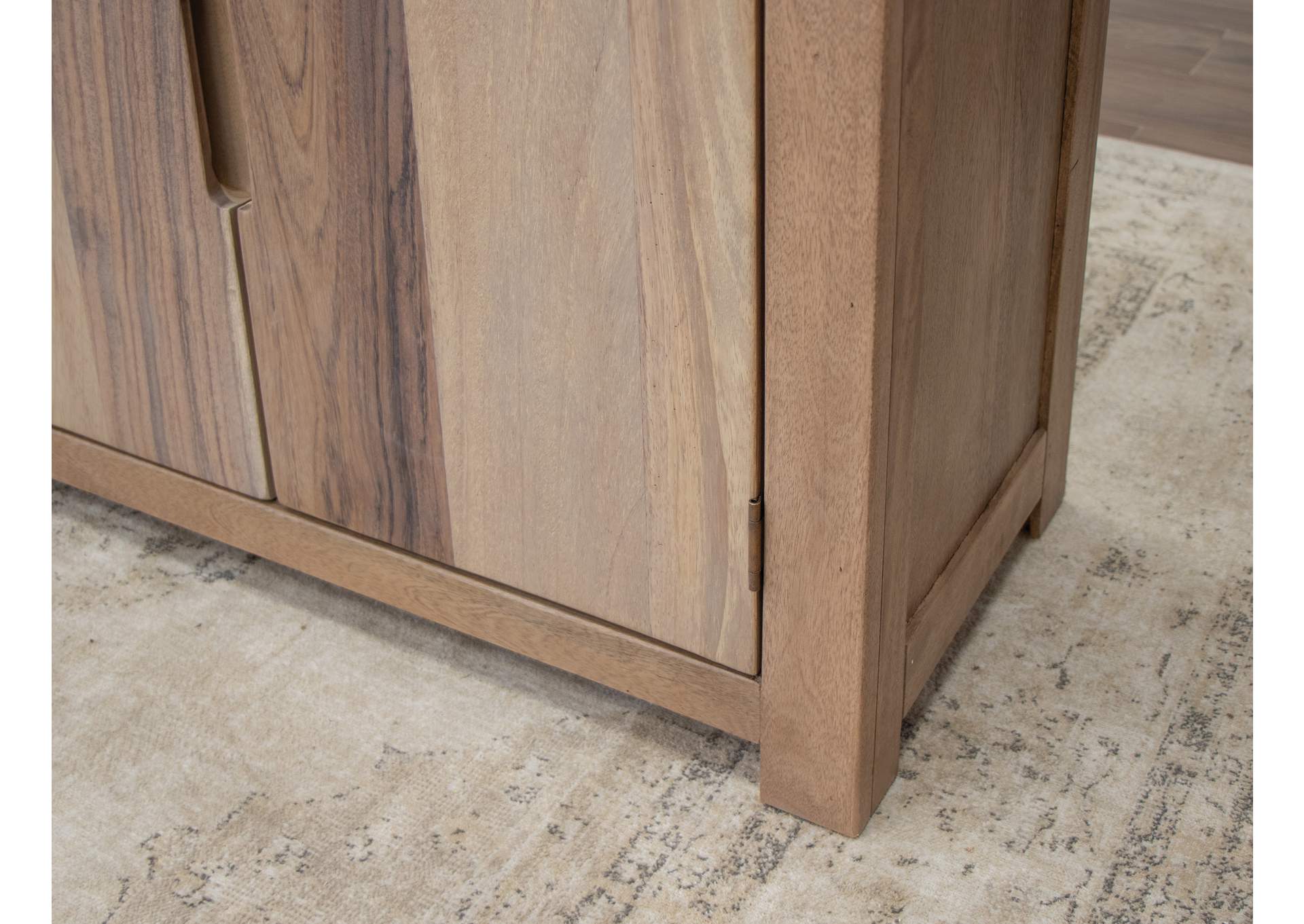 Natural Parota TV Stand - Brown Cappuccino