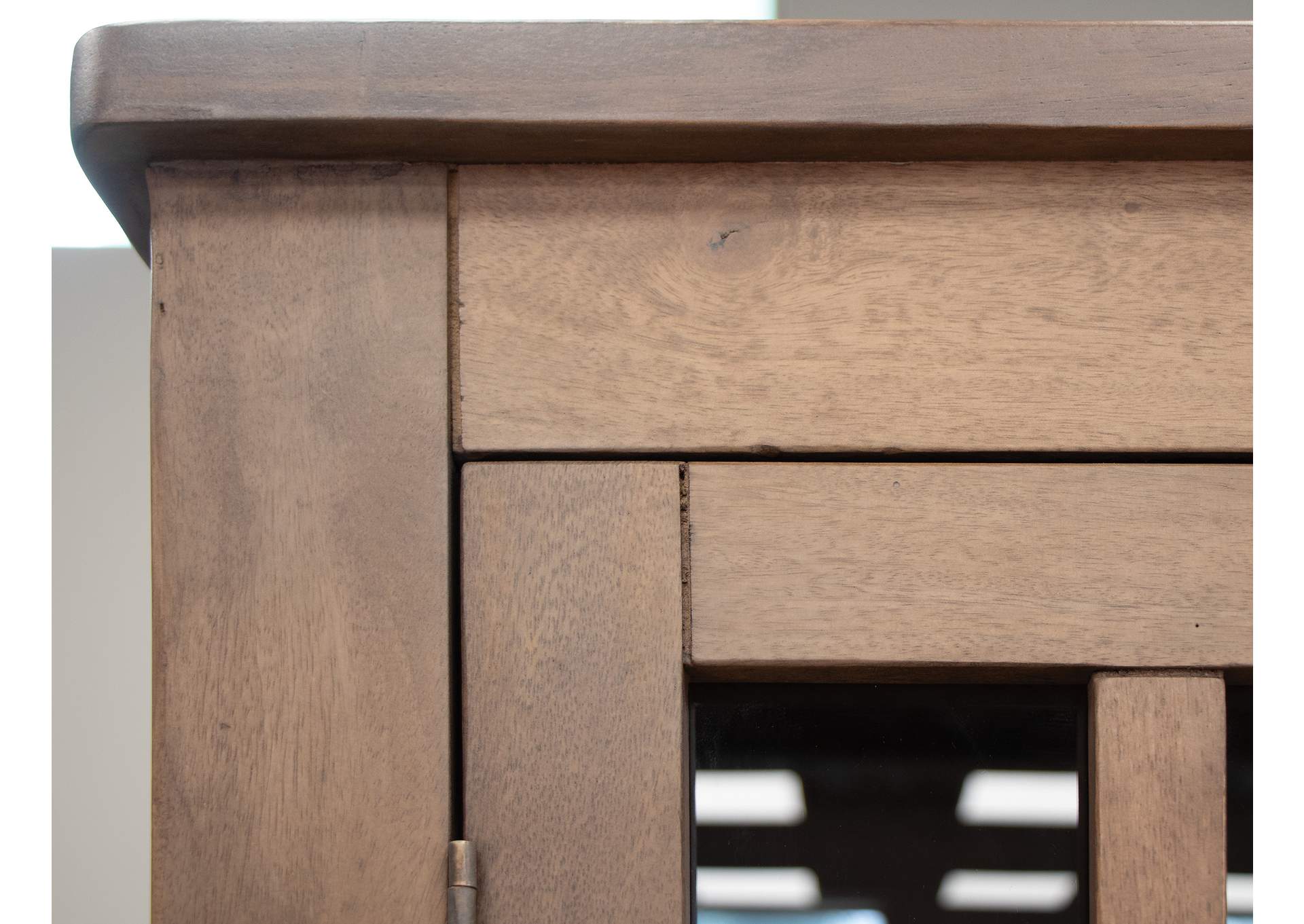 Natural Parota Cabinet - Brown Cappuccino