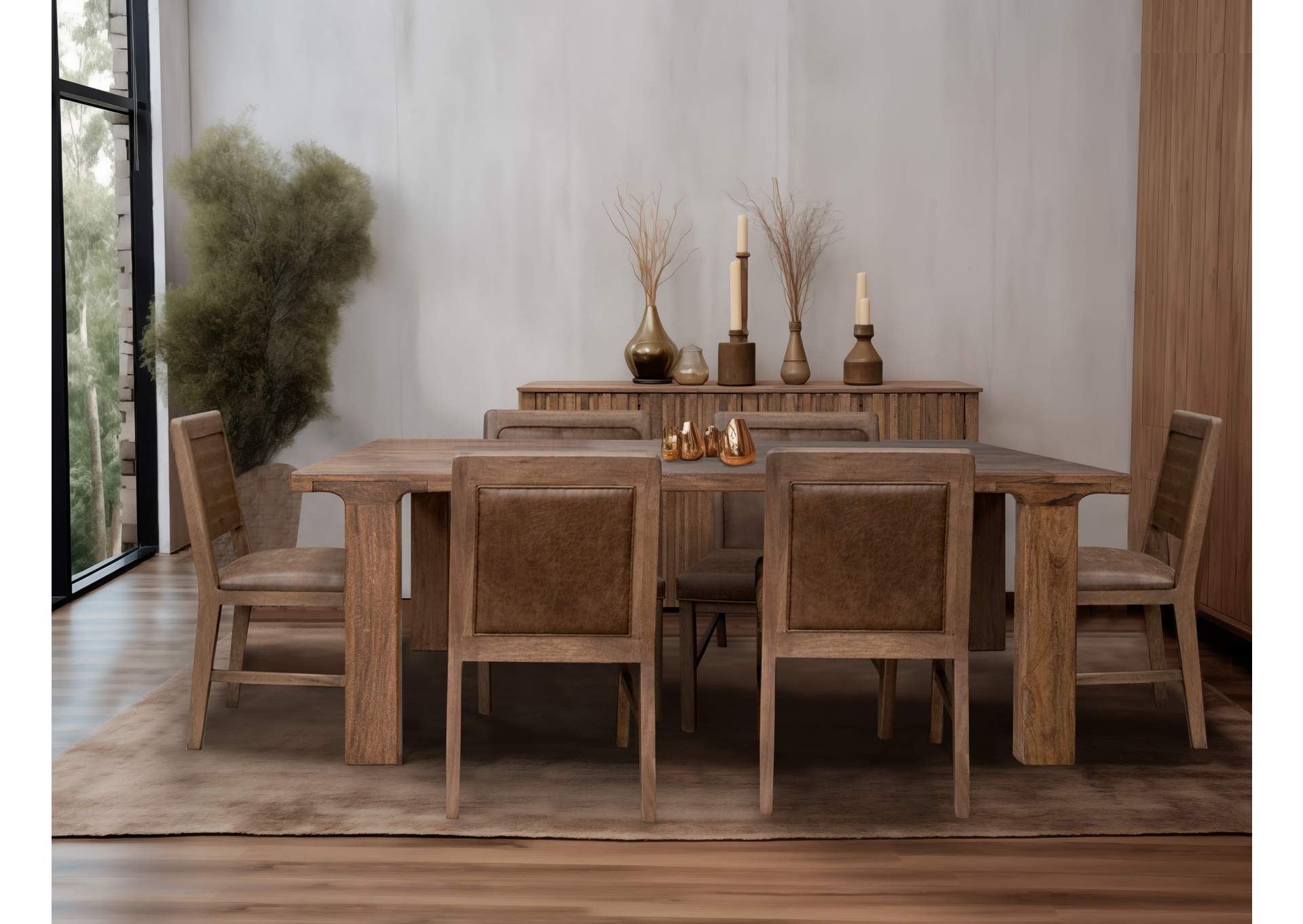 Mezquite Upholstered Chair - Mezquite Brown image 3