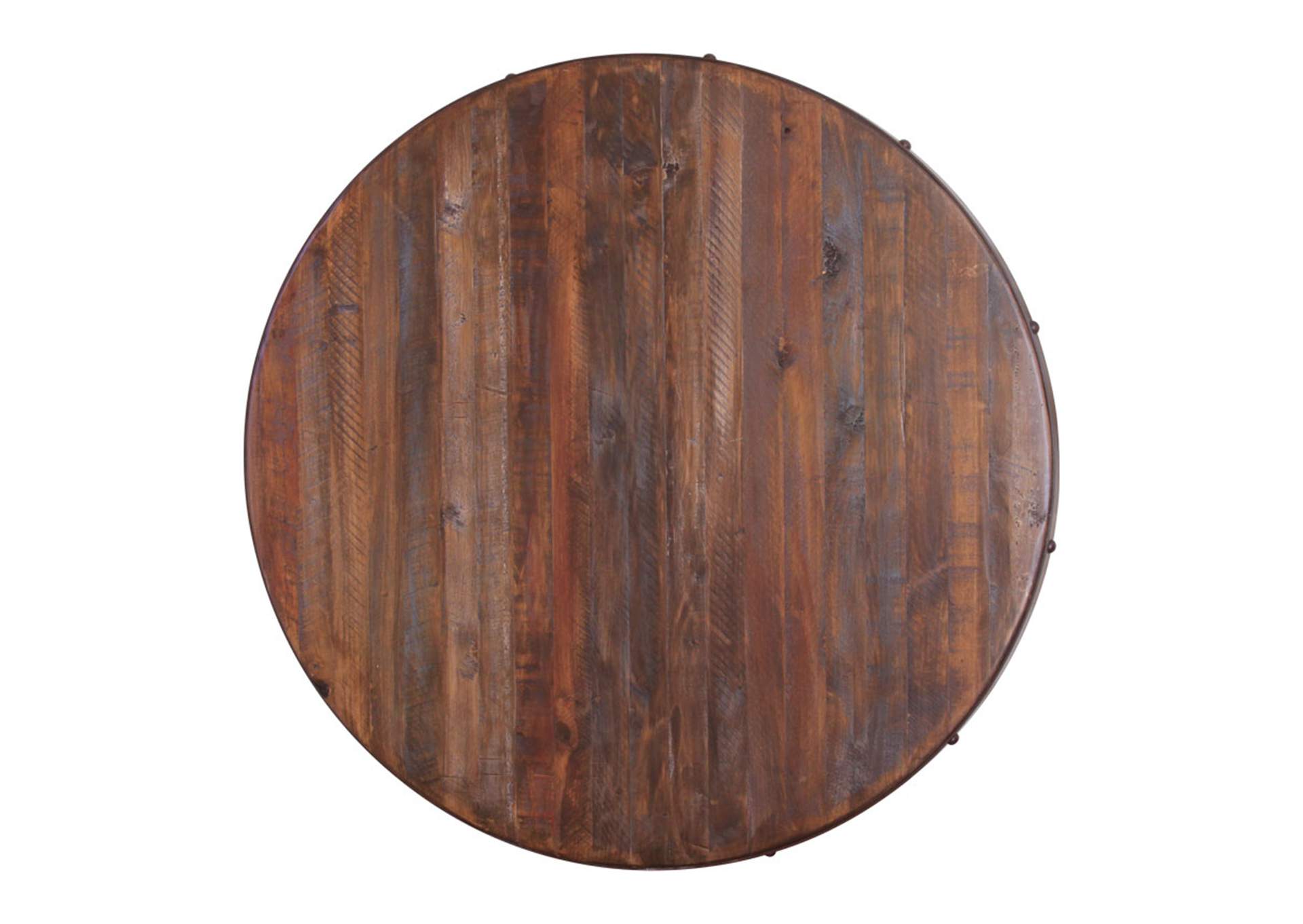 Antique Multicolor Bistro Table