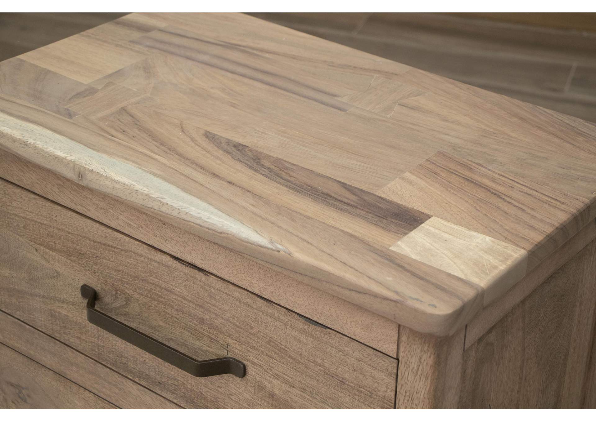 Natural Parota Nightstand image 5