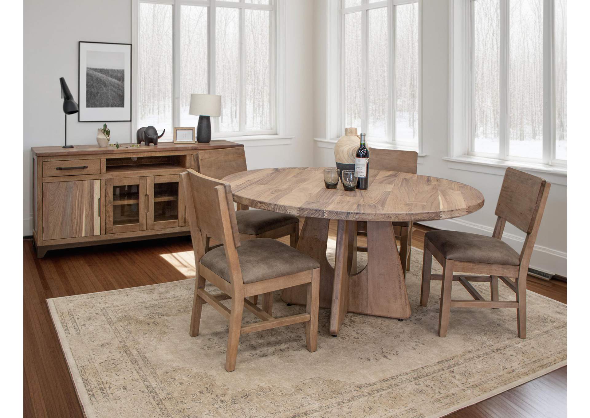 Natural Parota Round Table image 3