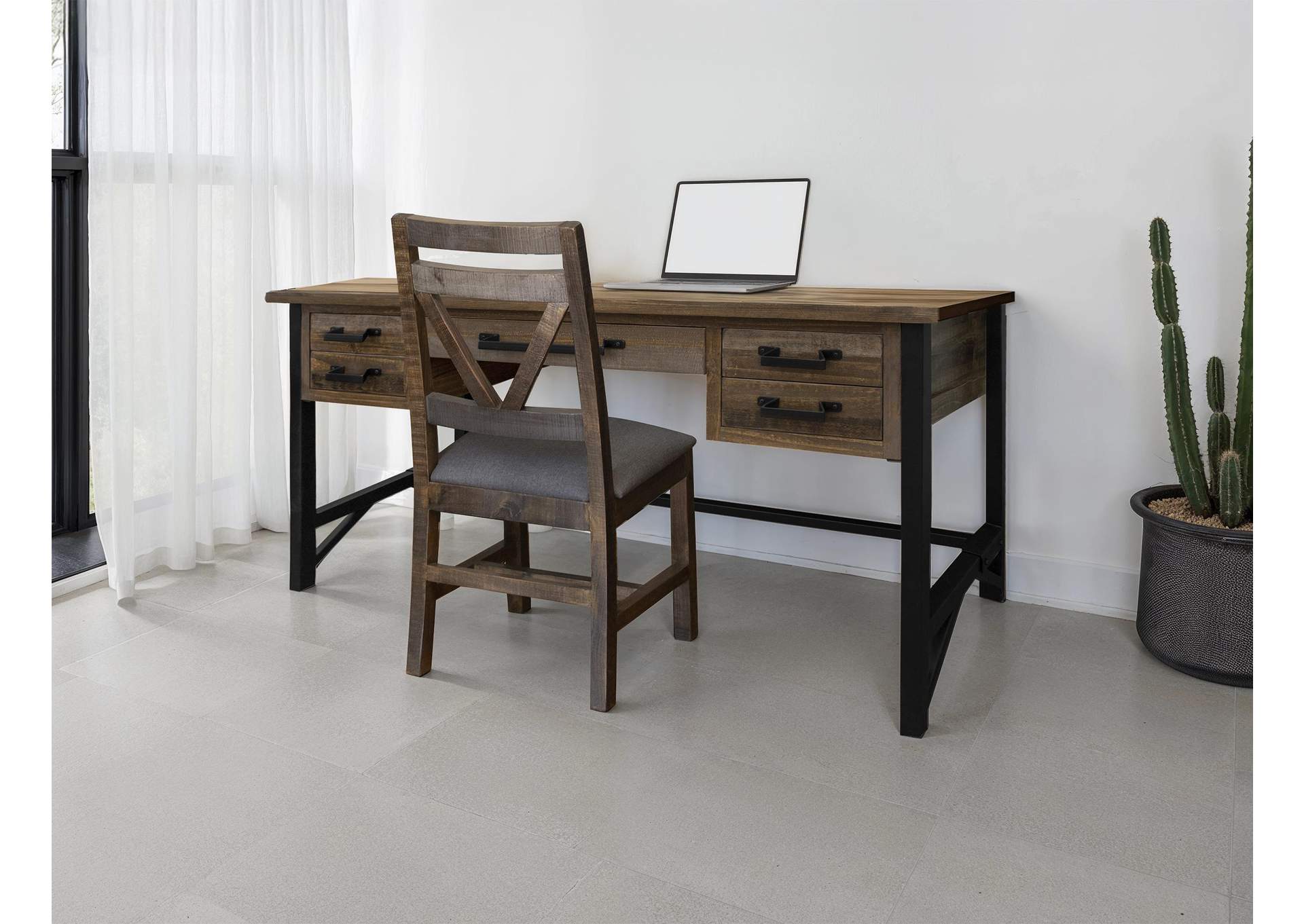 Loft Brown Desk image 3