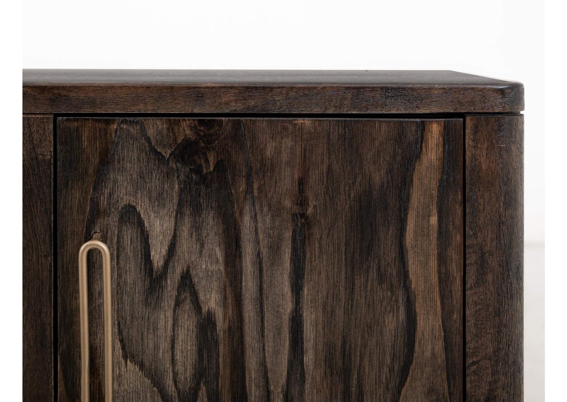 Black Balam TV Stand For Fire Place image 9