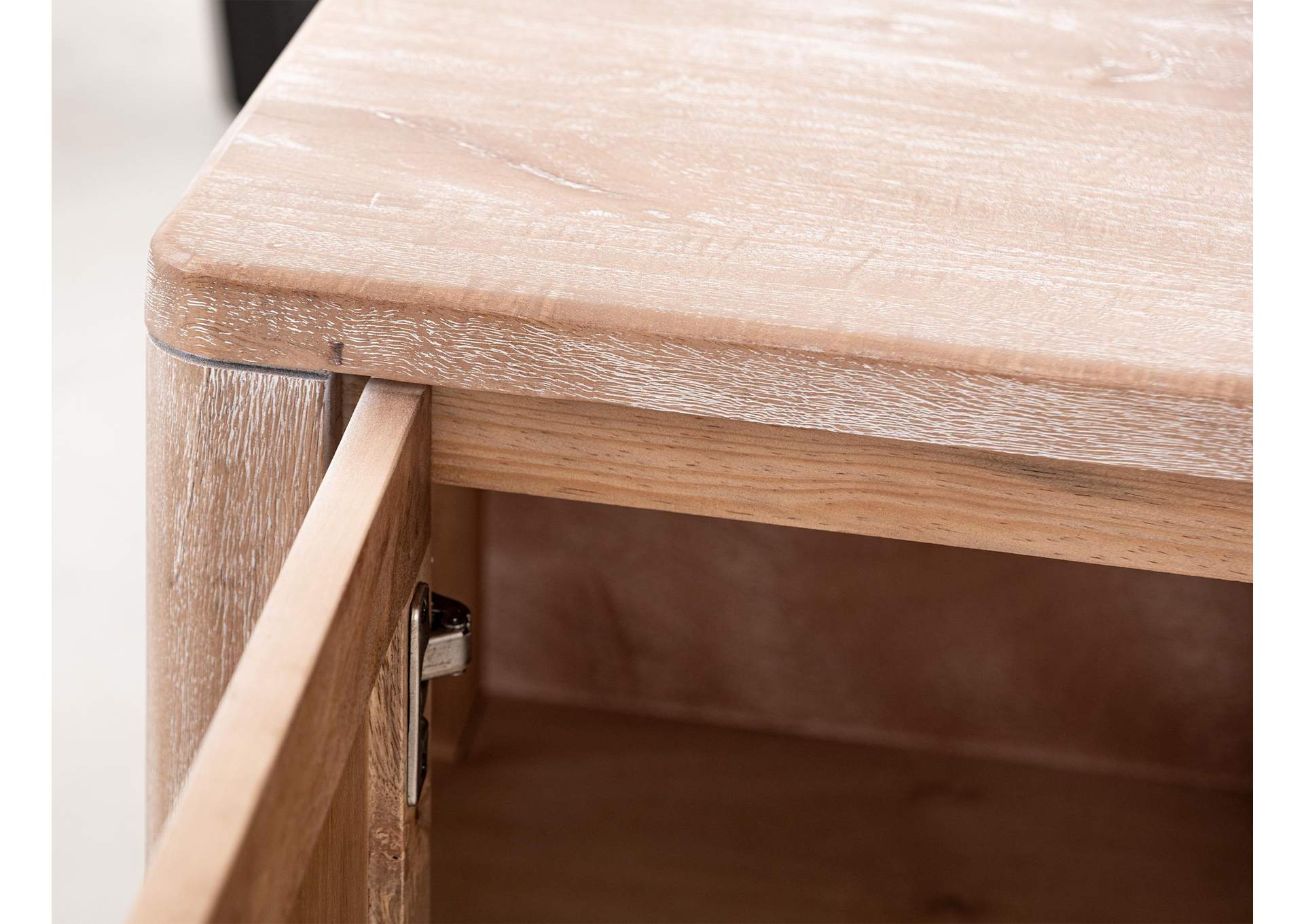 White Balam TV Stand For Fire Place image 11