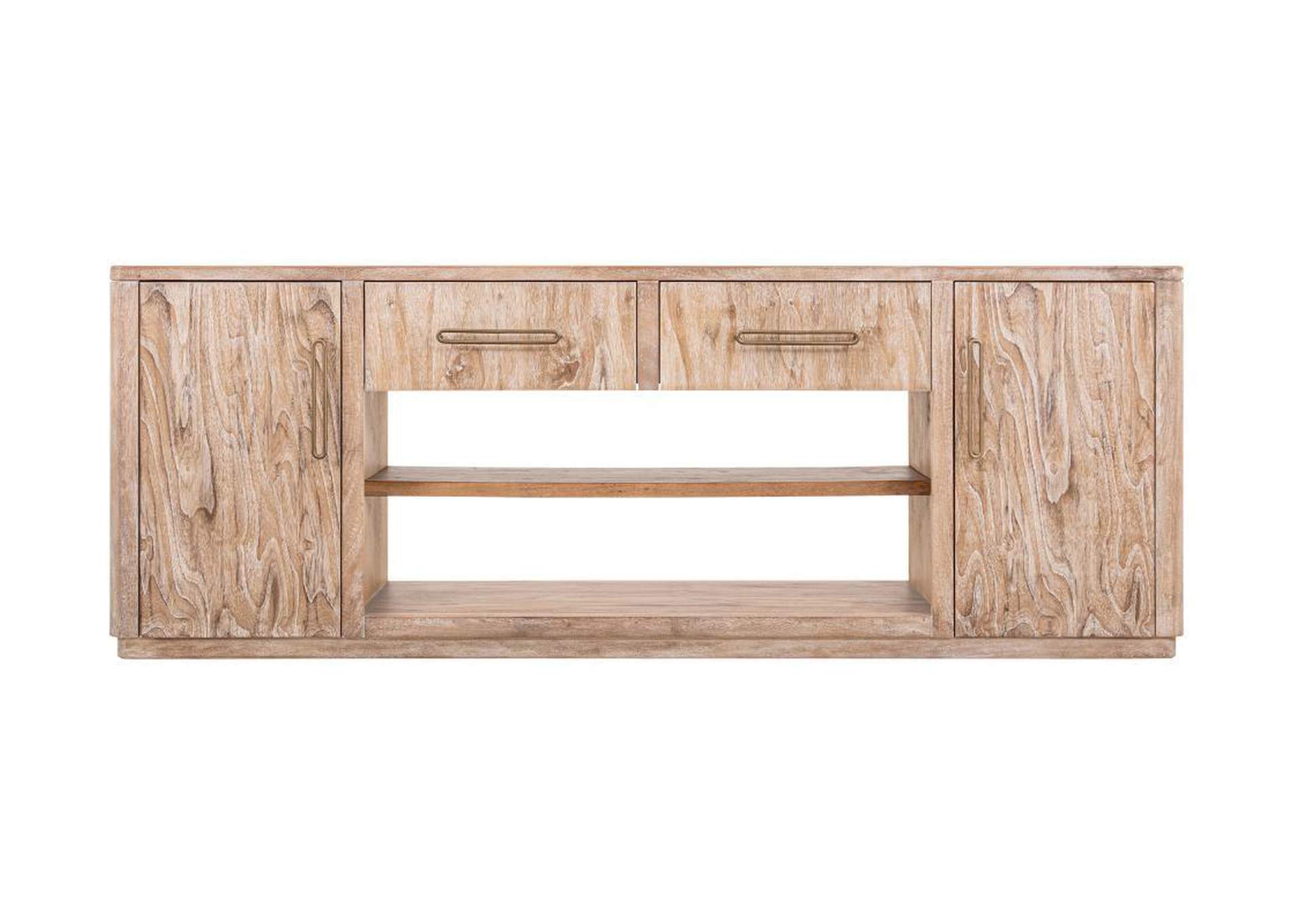 White Balam TV Stand For Fire Place image 1