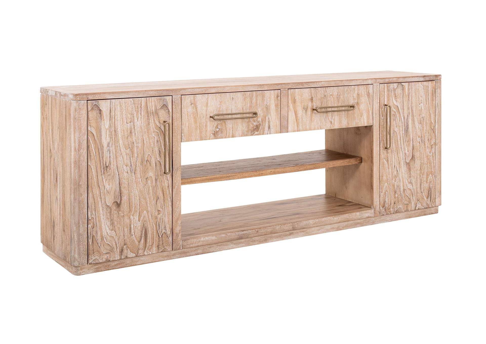 White Balam TV Stand For Fire Place image 5
