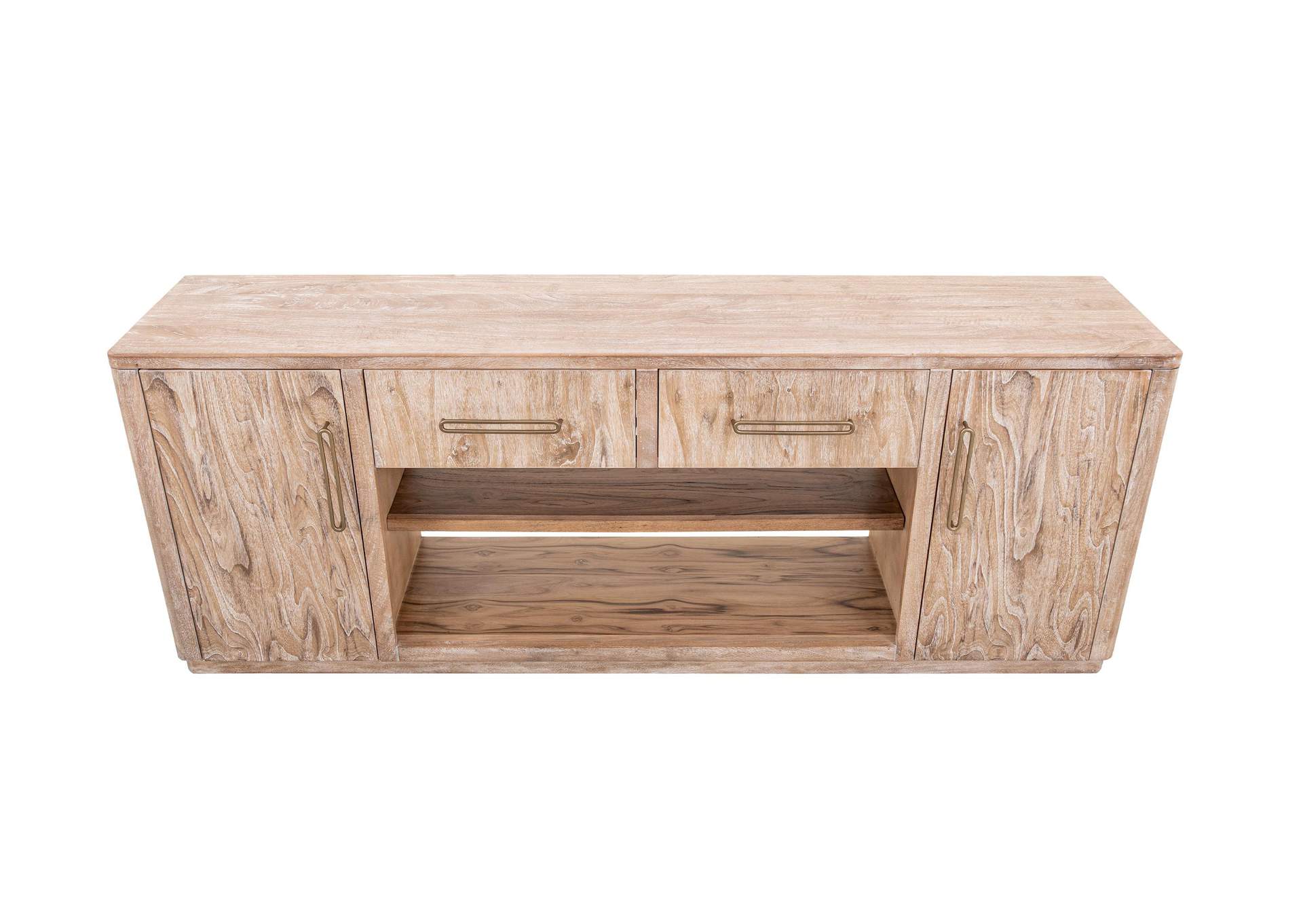 White Balam TV Stand For Fire Place image 4