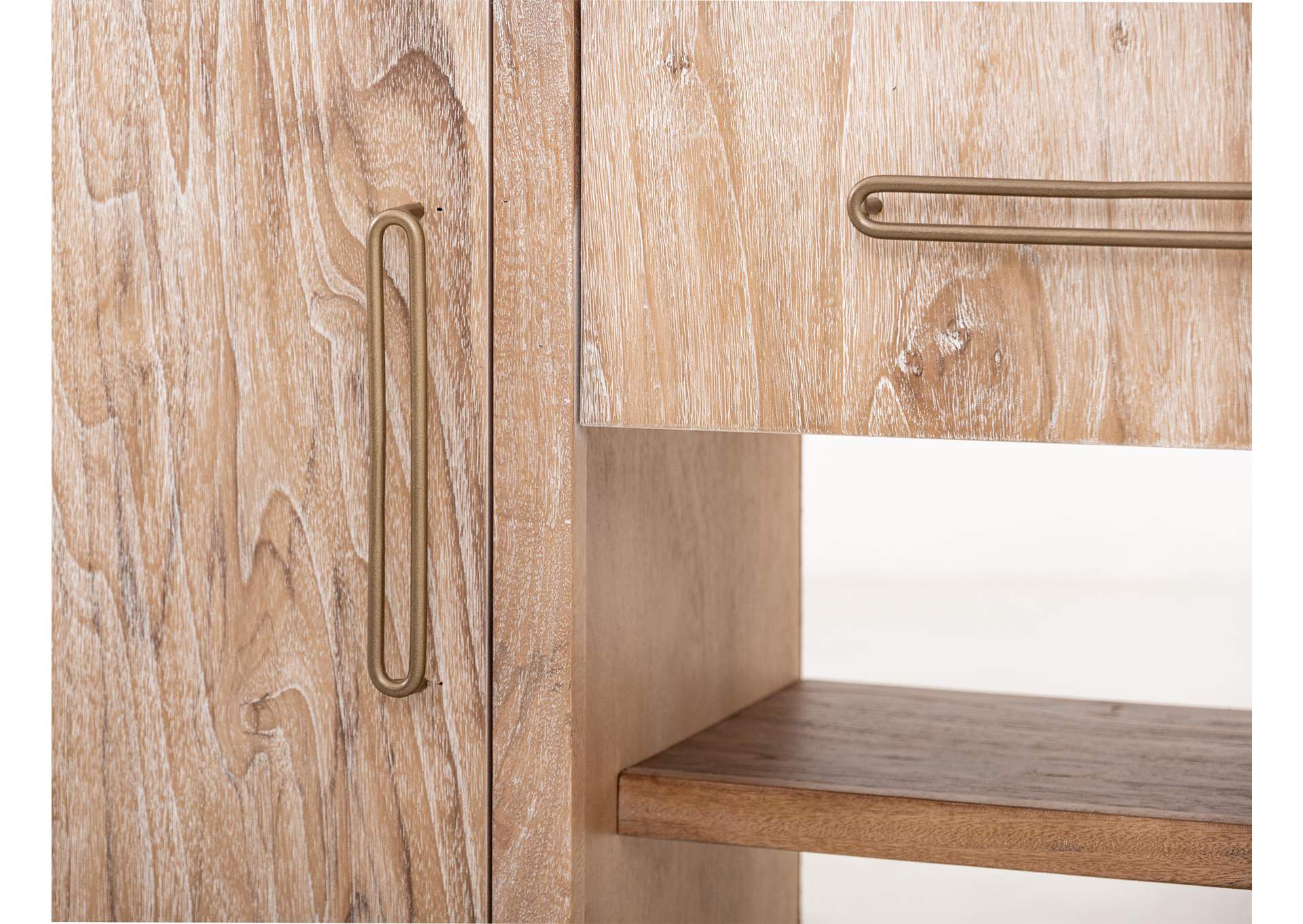 White Balam TV Stand For Fire Place image 8