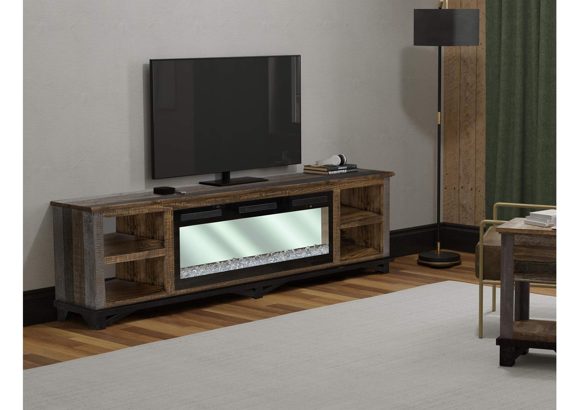 Loft Brown Electric Fireplace image 6