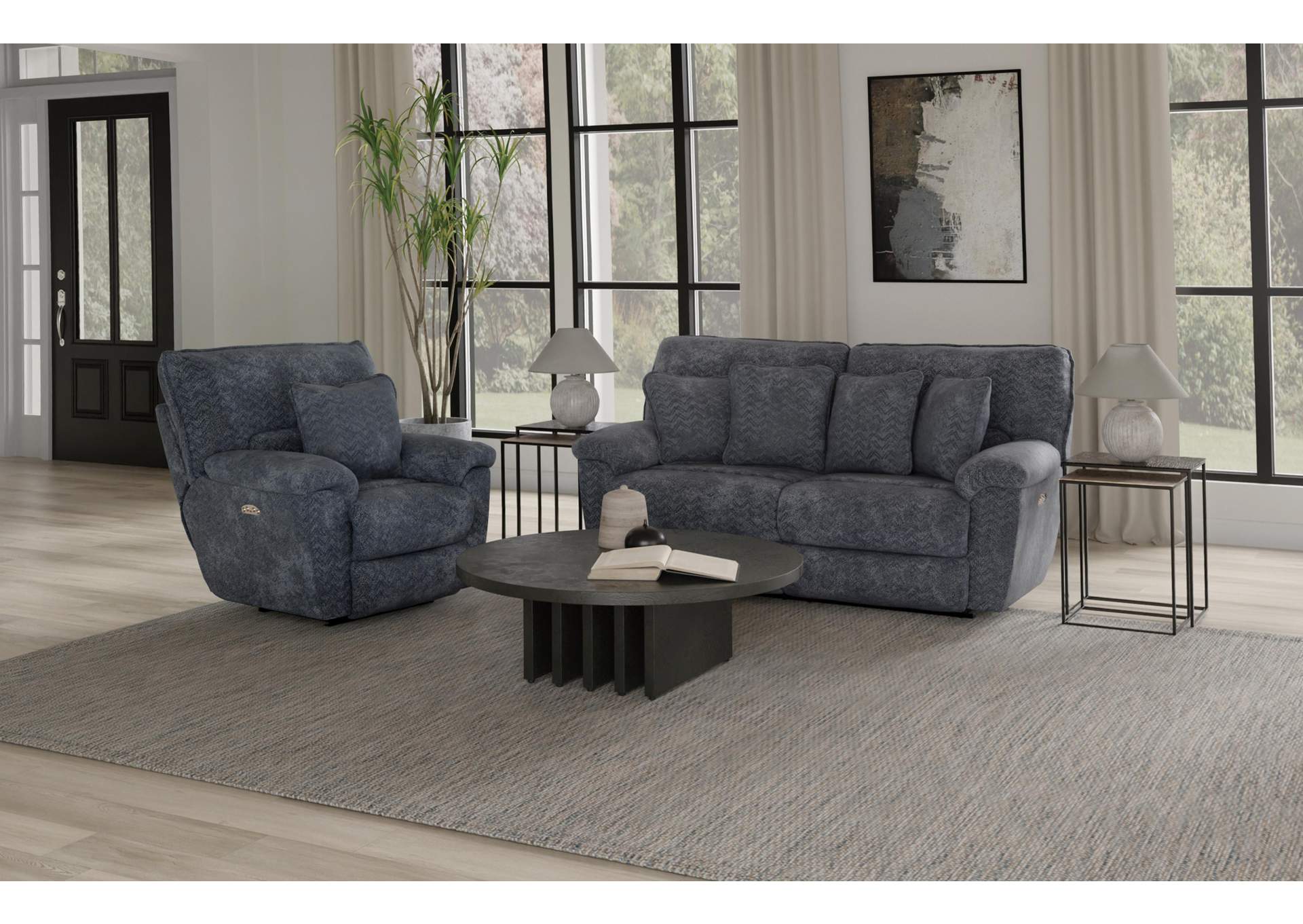 Paxon Power Headrest Deep Seat Lay Flat Recliner image 13