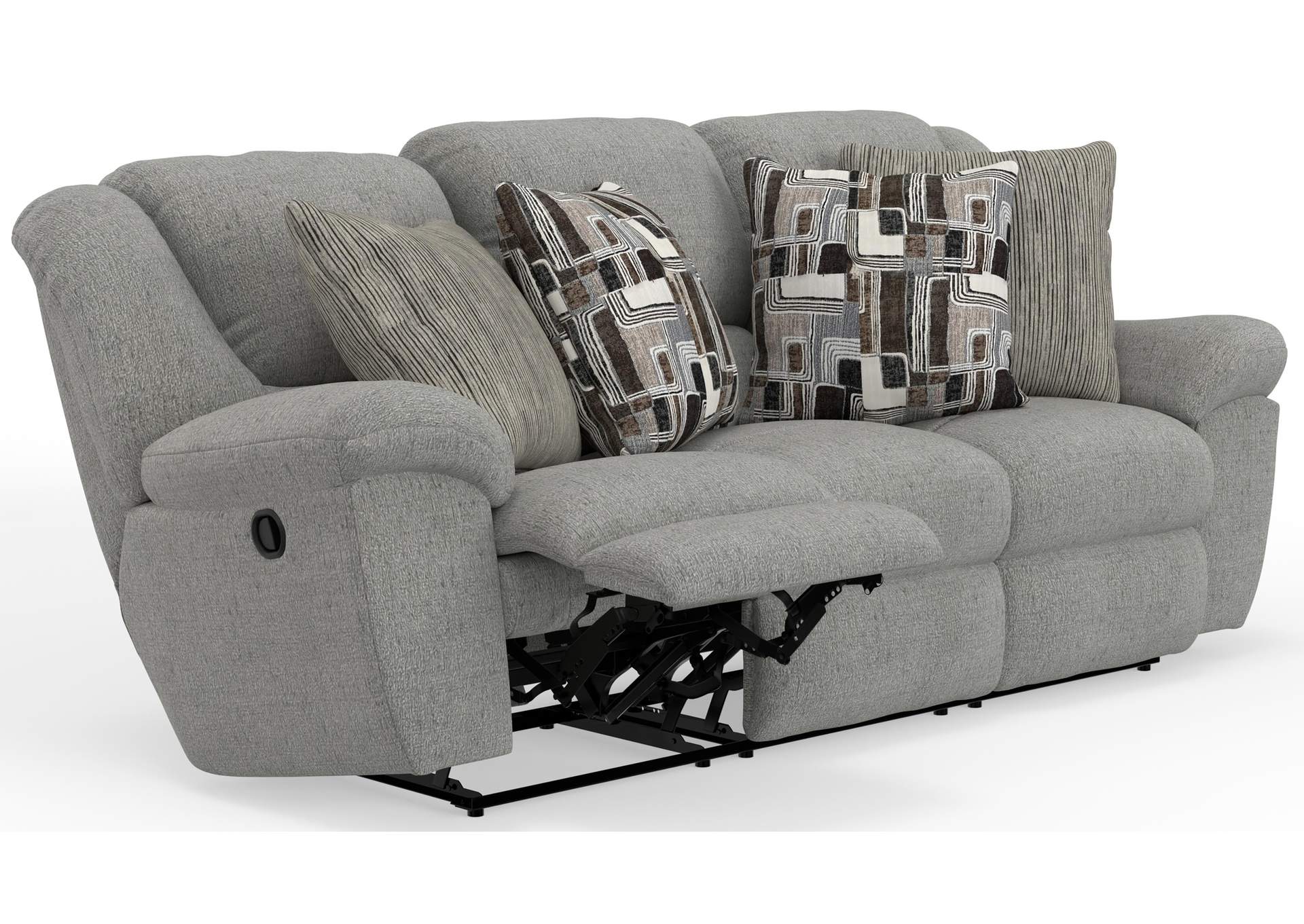 Trifecta Sofa with 3 Recliners and Drop Down Table image 10