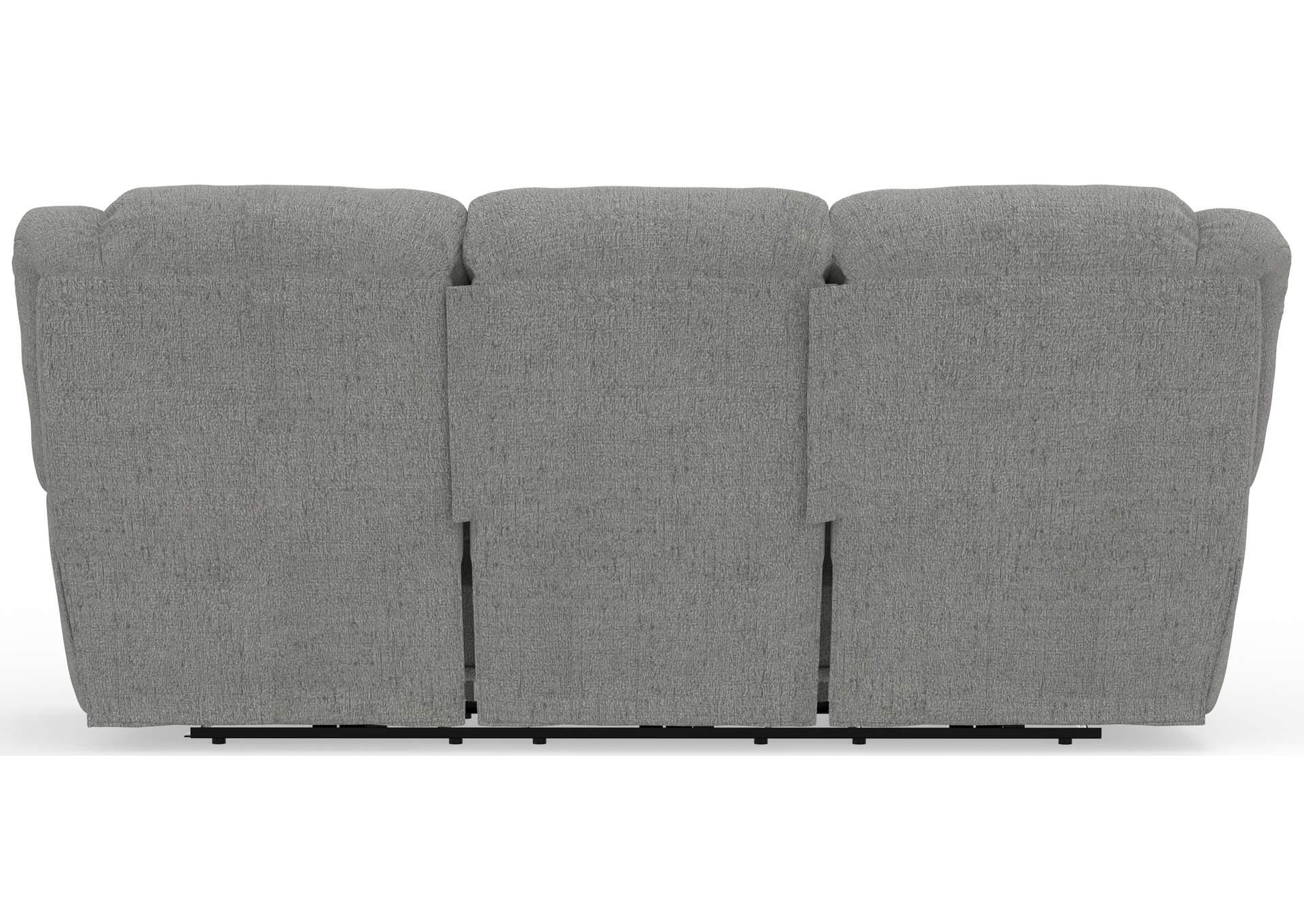 Trifecta Sofa with 3 Recliners and Drop Down Table image 12