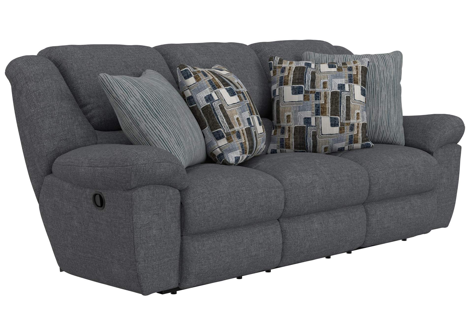 Trifecta Sofa with 3 Recliners and Drop Down Table image 6