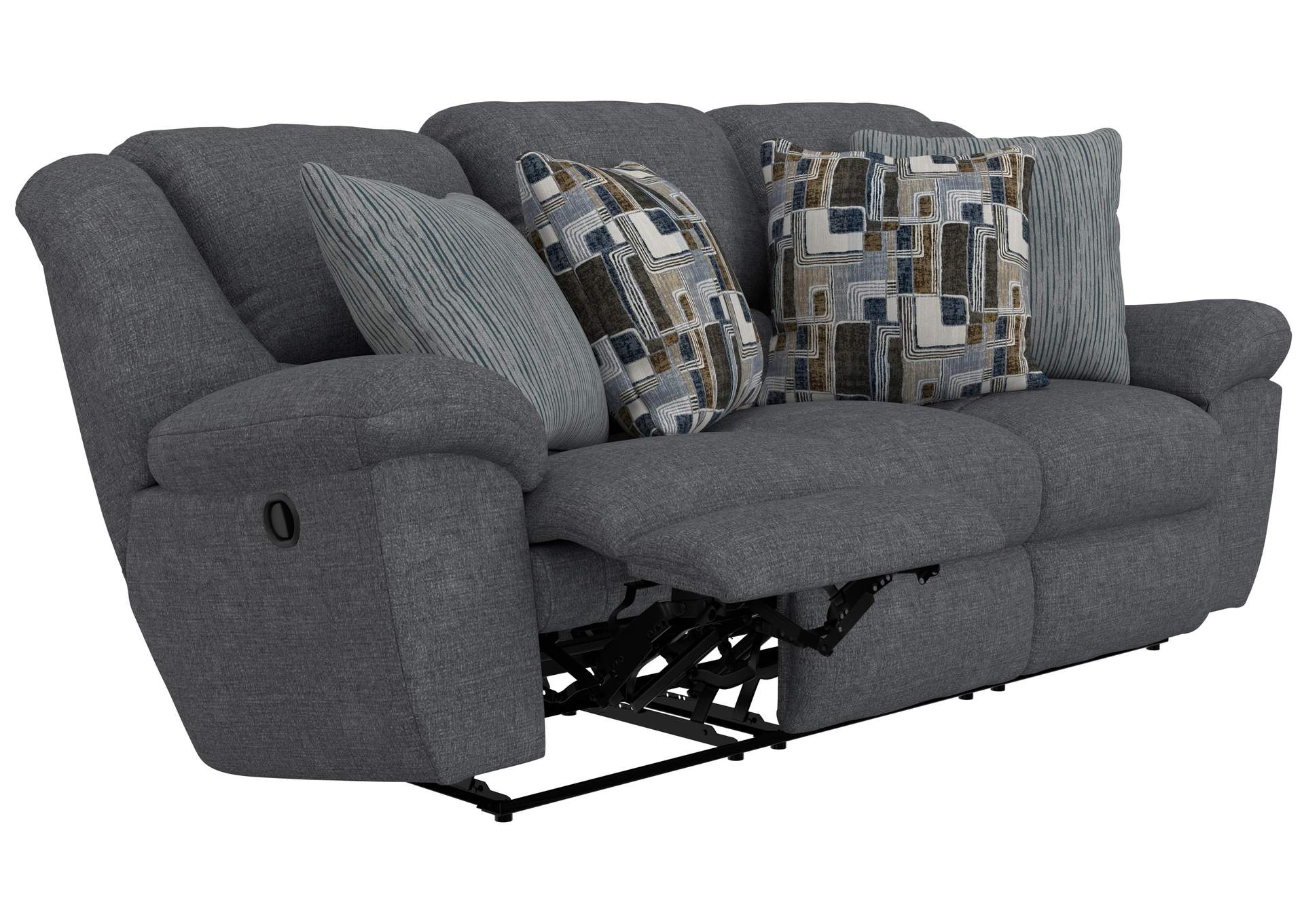 Trifecta Sofa with 3 Recliners and Drop Down Table image 7