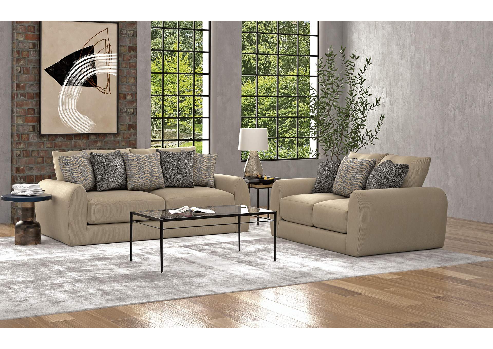 Ezra Loveseat image 1