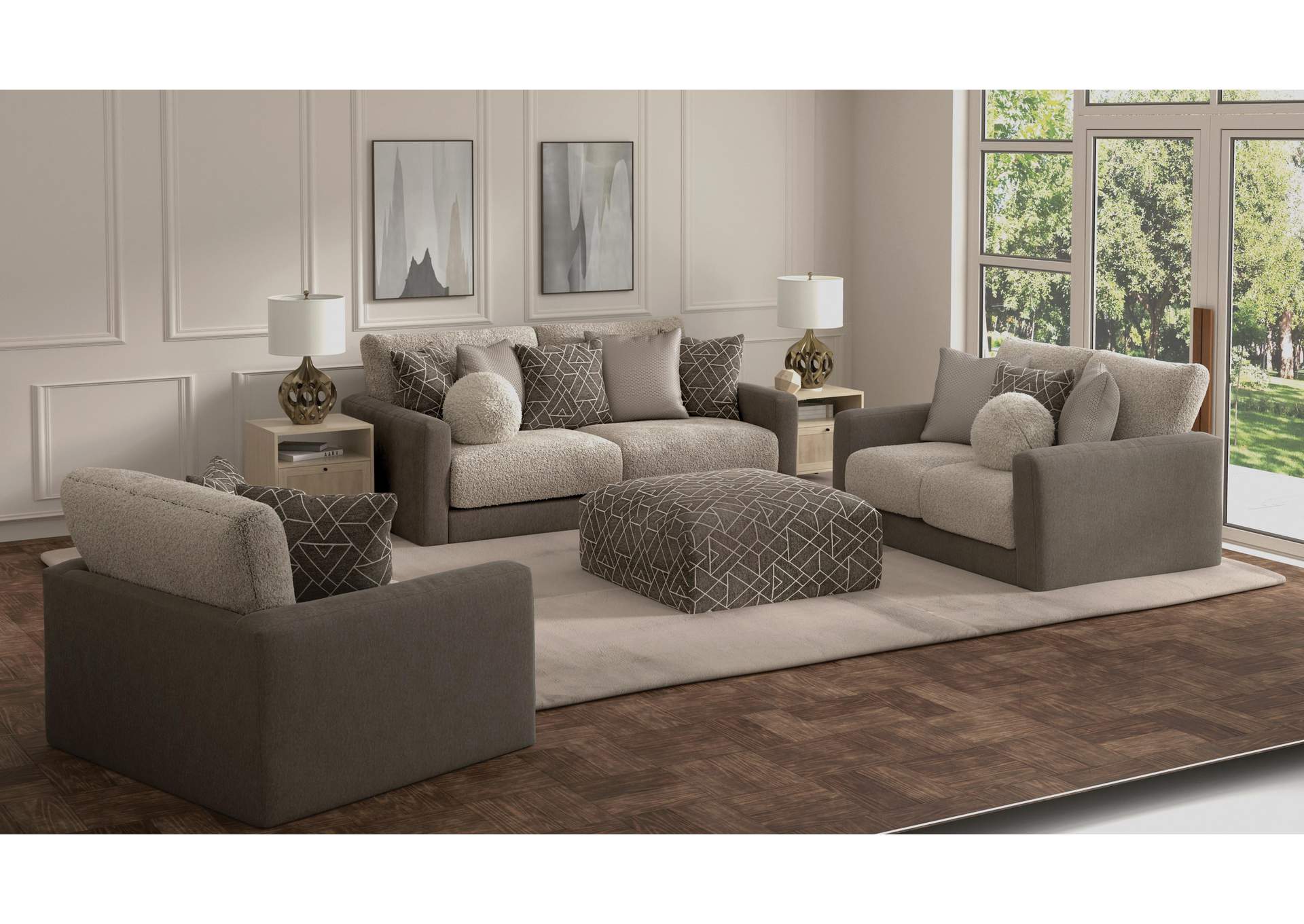 Reddington Cocktail Ottoman image 1