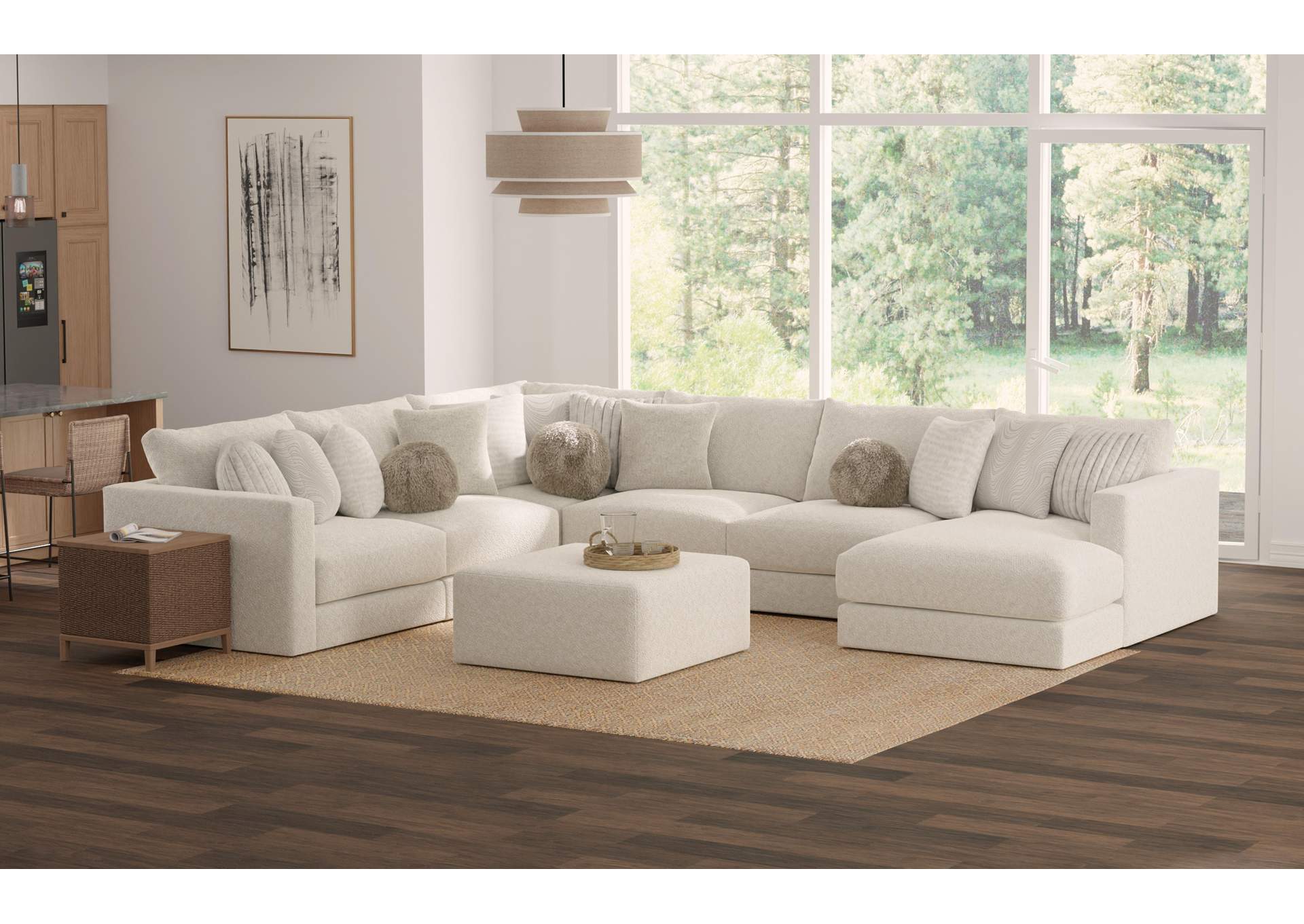 Ritzy Cocktail Ottoman image 1